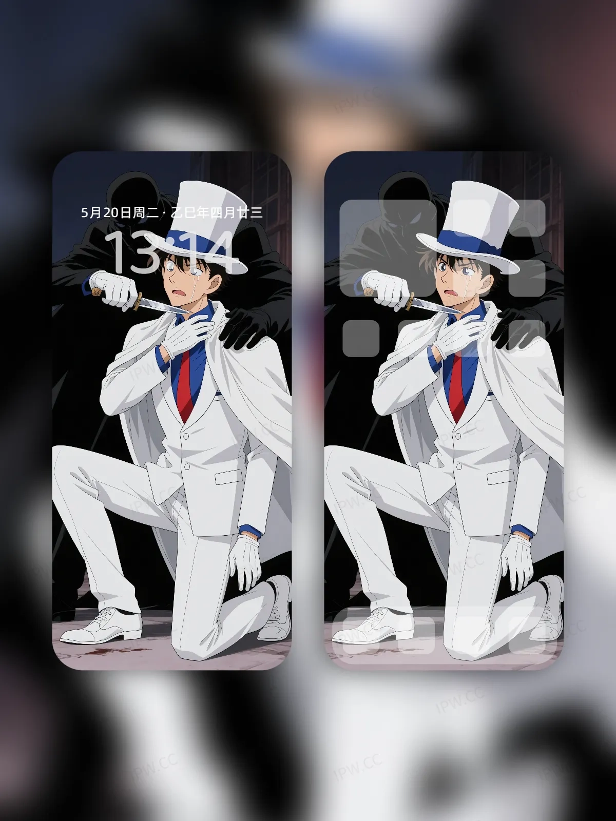 柯南动画怪盗基德手机高清静态壁纸#20250801230148 6119ad48aadf367