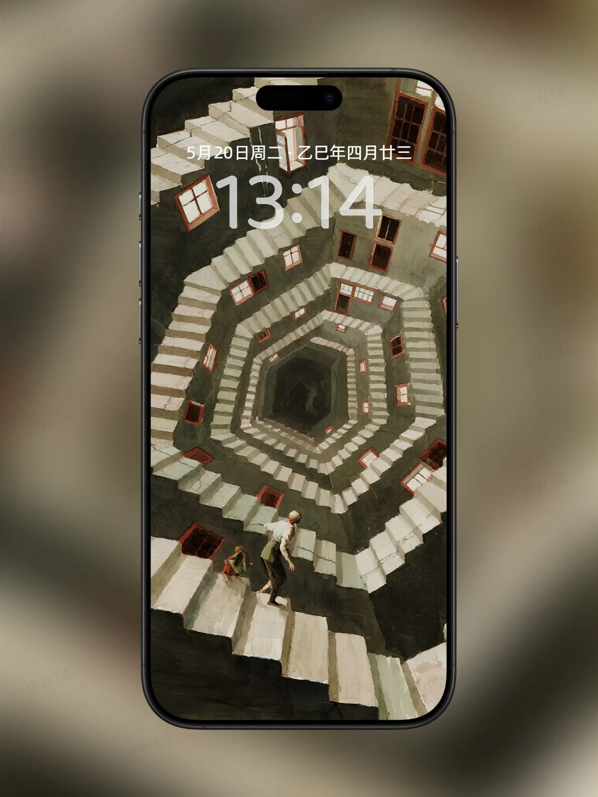 楼梯迷宫手机高清静态壁纸#20250730143143 61cf1c6108c0206