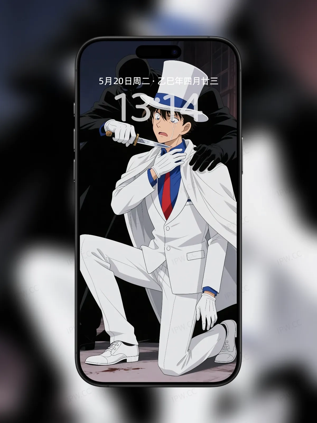 柯南动画怪盗基德手机高清静态壁纸#20250801230148 66e743eb2a809b4