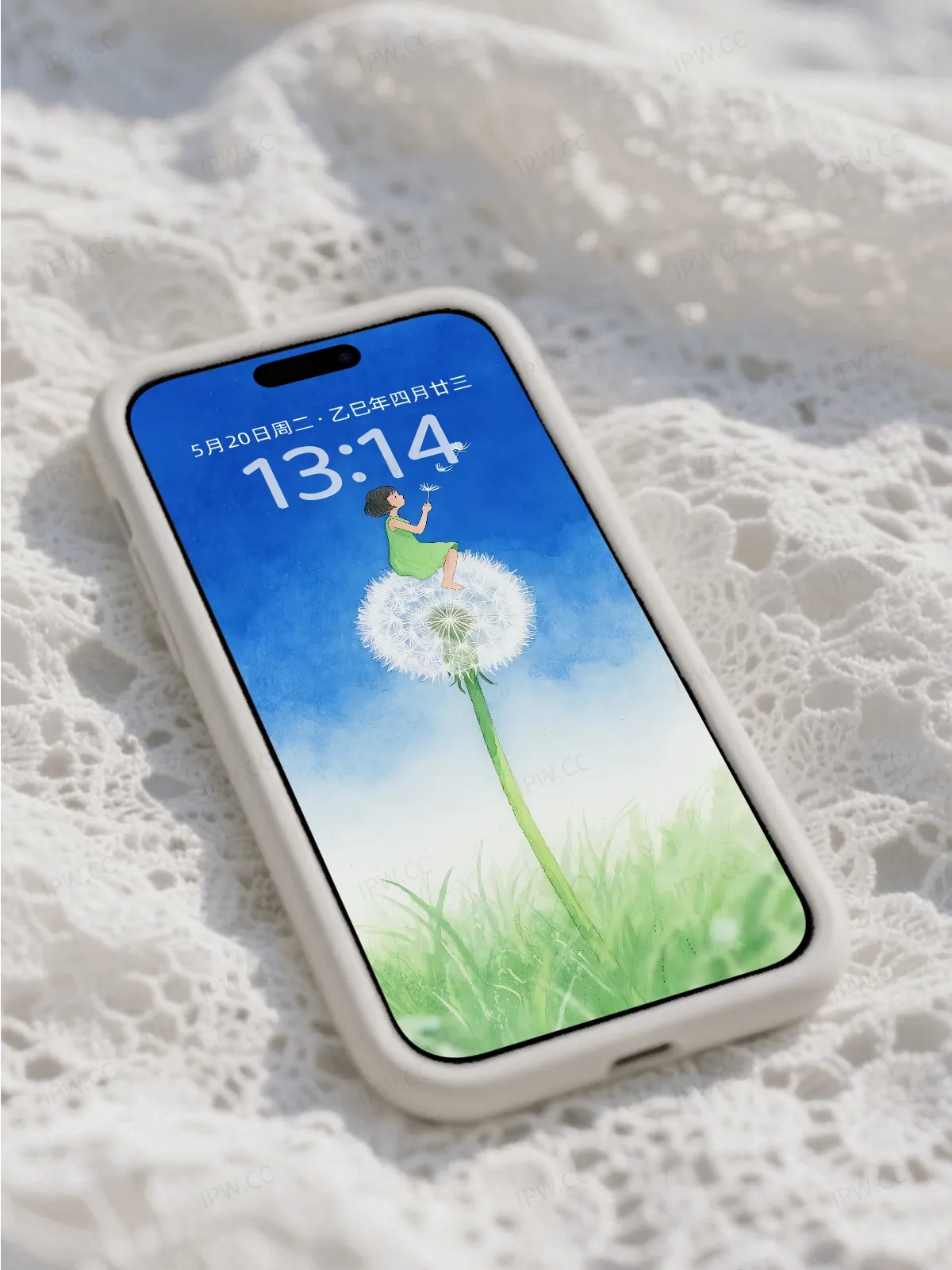 蒲公英女孩手机高清静态壁纸#20250801230250 68f7410ee2b3115
