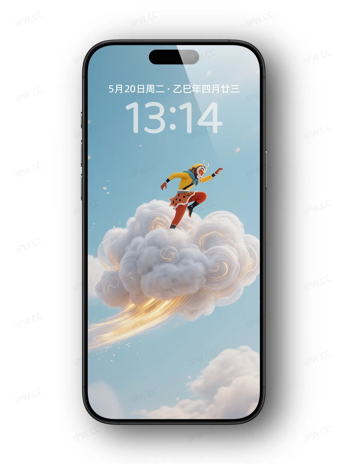 悟空跟斗云手机高清静态壁纸#20250801230741 69f73140fa366c1