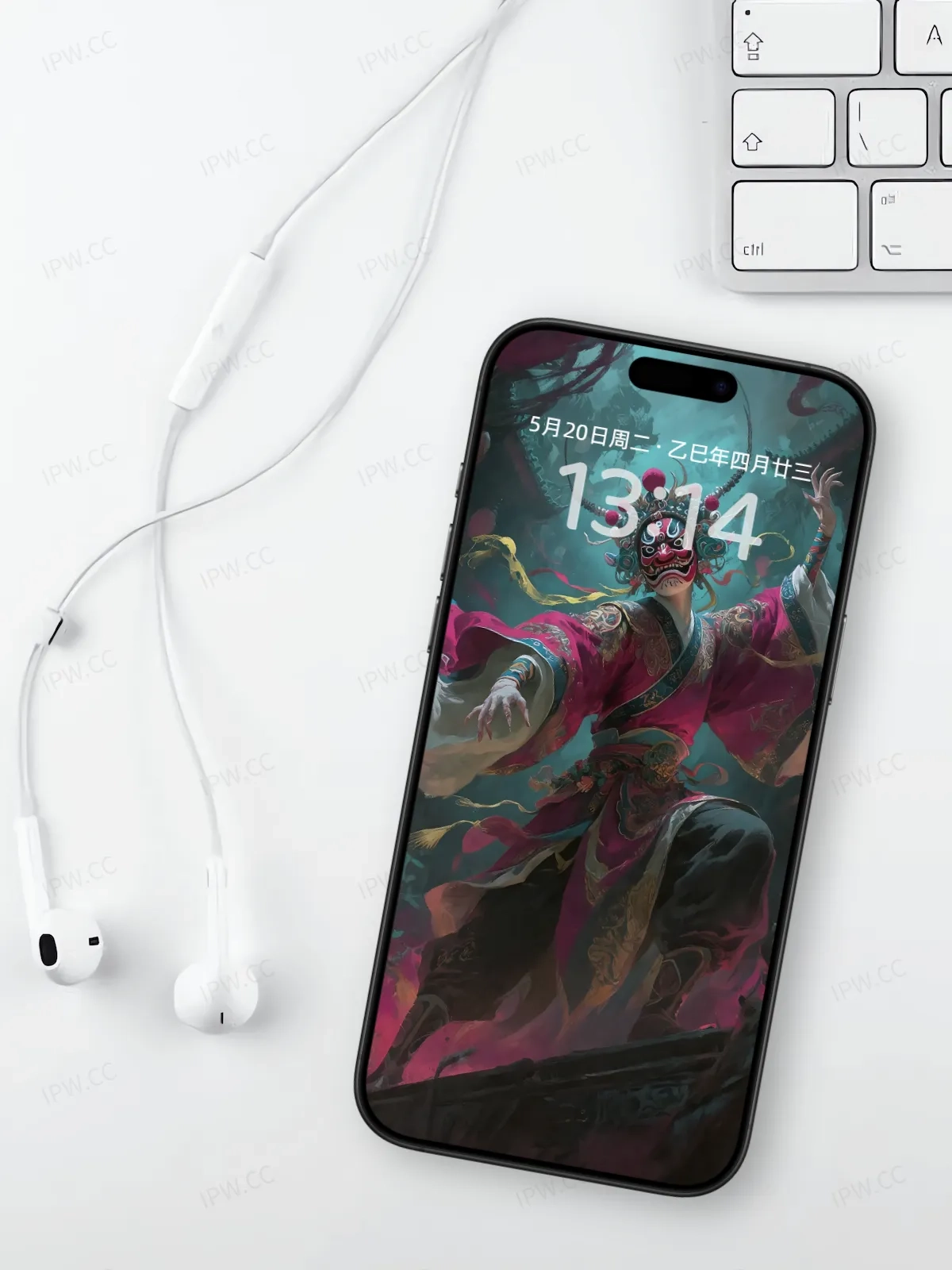 川剧变脸手机高清静态壁纸#20250801230624 6a84f3eb8f84e8c