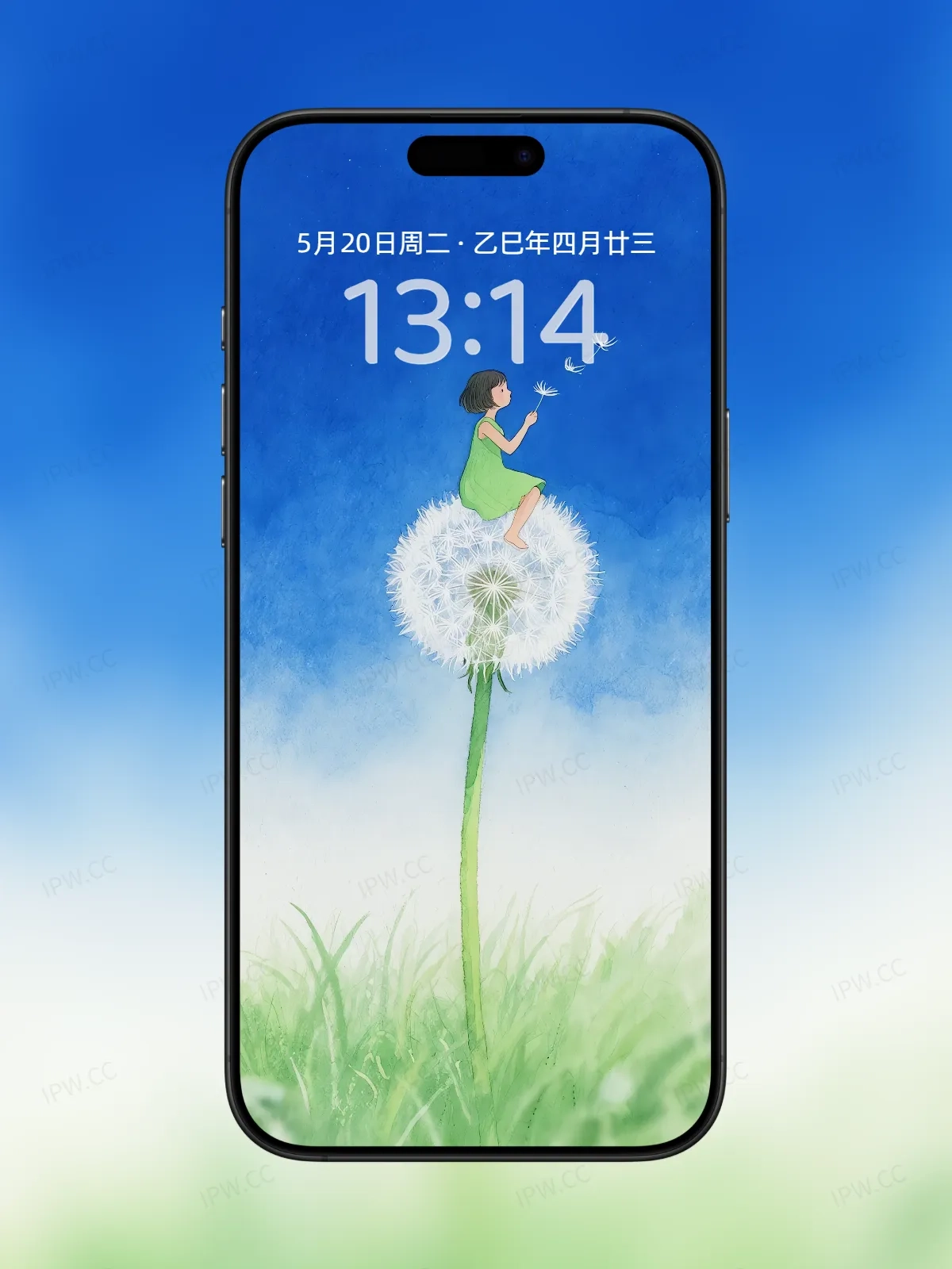 蒲公英女孩手机高清静态壁纸#20250801230250 72cab250716abcd