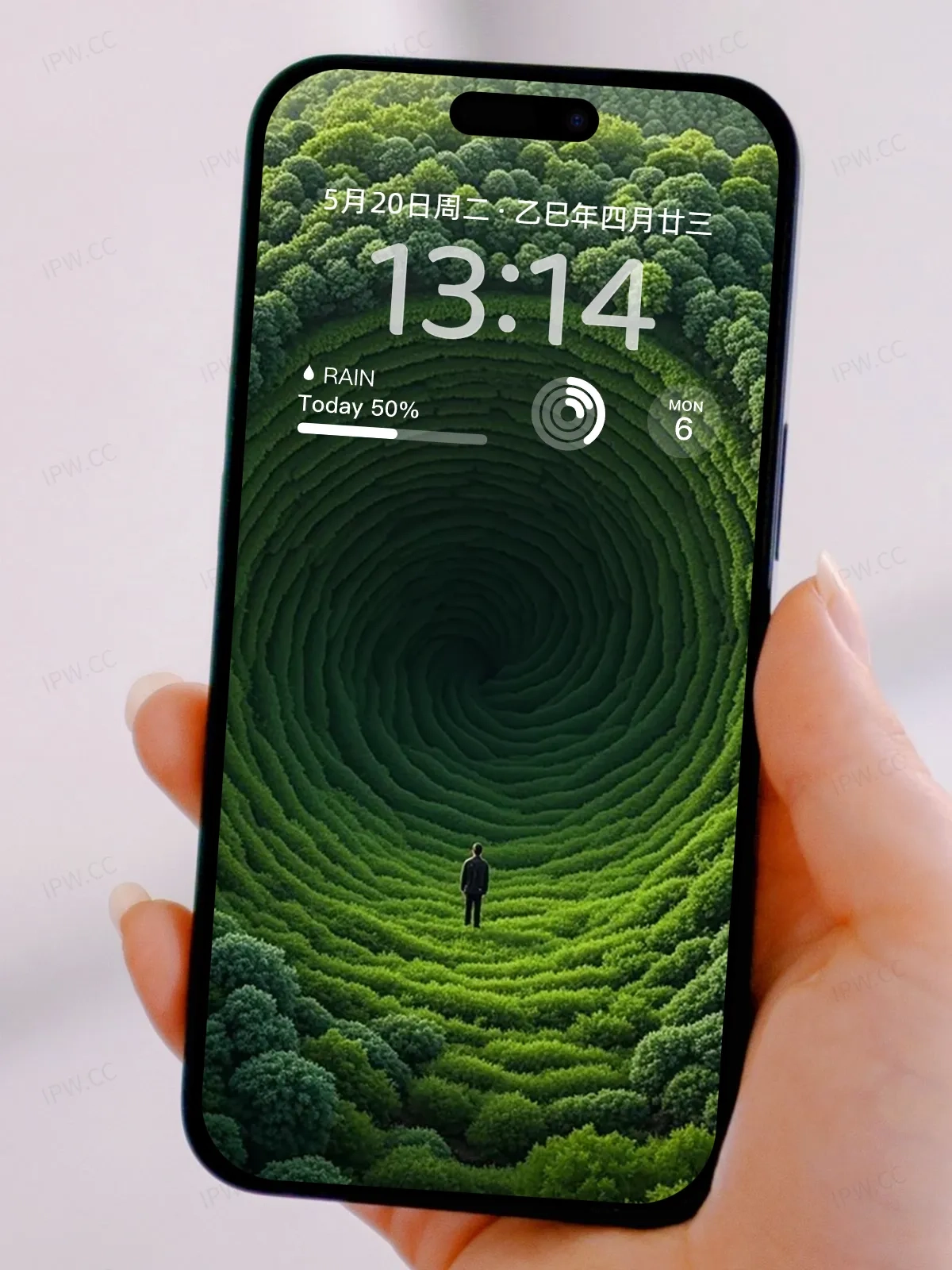 森林旋涡手机高清静态壁纸#20250730145258 73e8f95fa433690