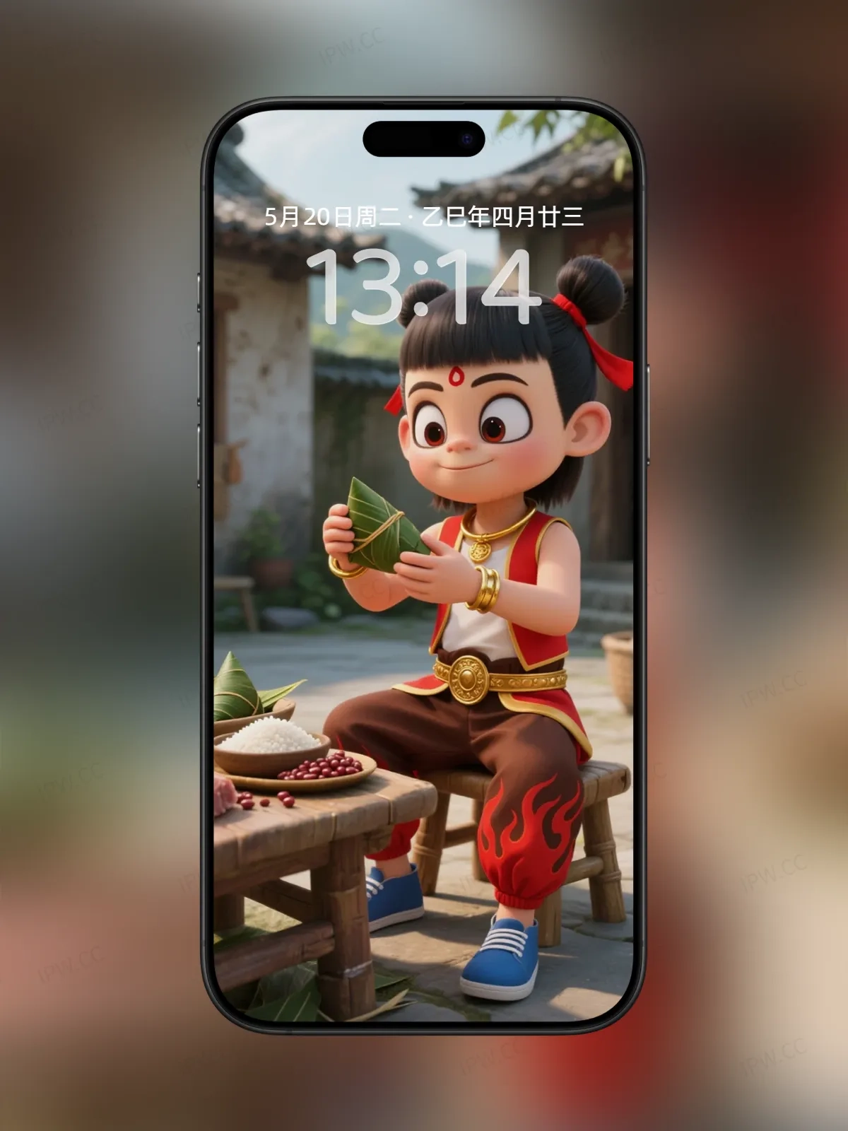 哪吒手机高清静态壁纸#20250730142819 7633368a3dc66fd