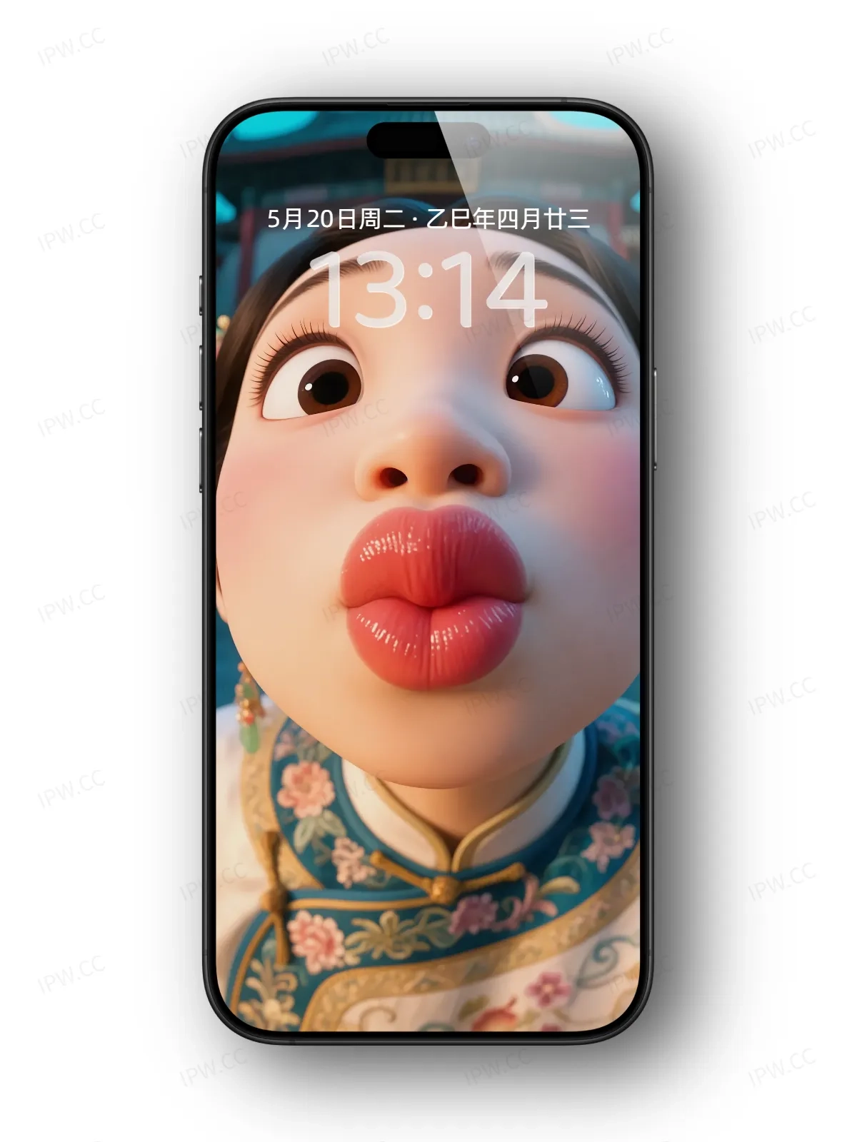 美女的香吻手机高清静态壁纸#20250801230816 76cc2ad47946193