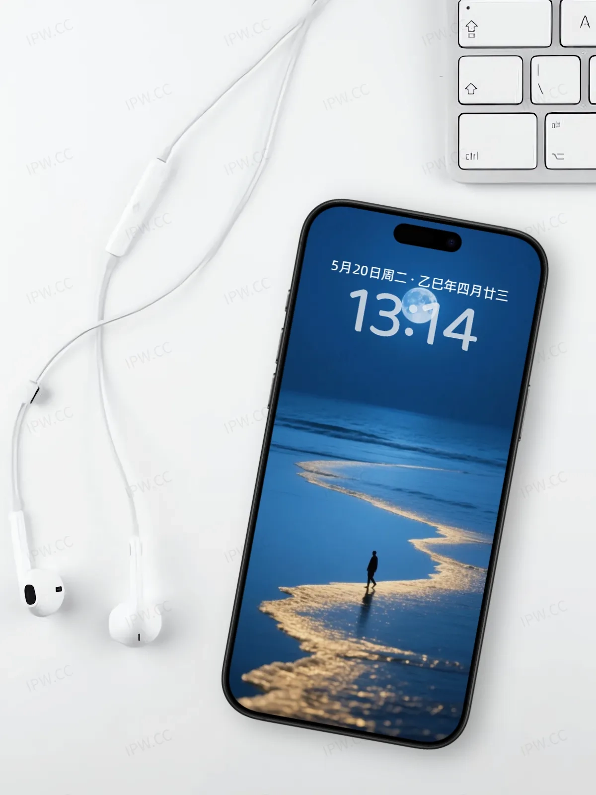 夜色海边手机高清静态壁纸#20250730145246 7b917a68a2fde36