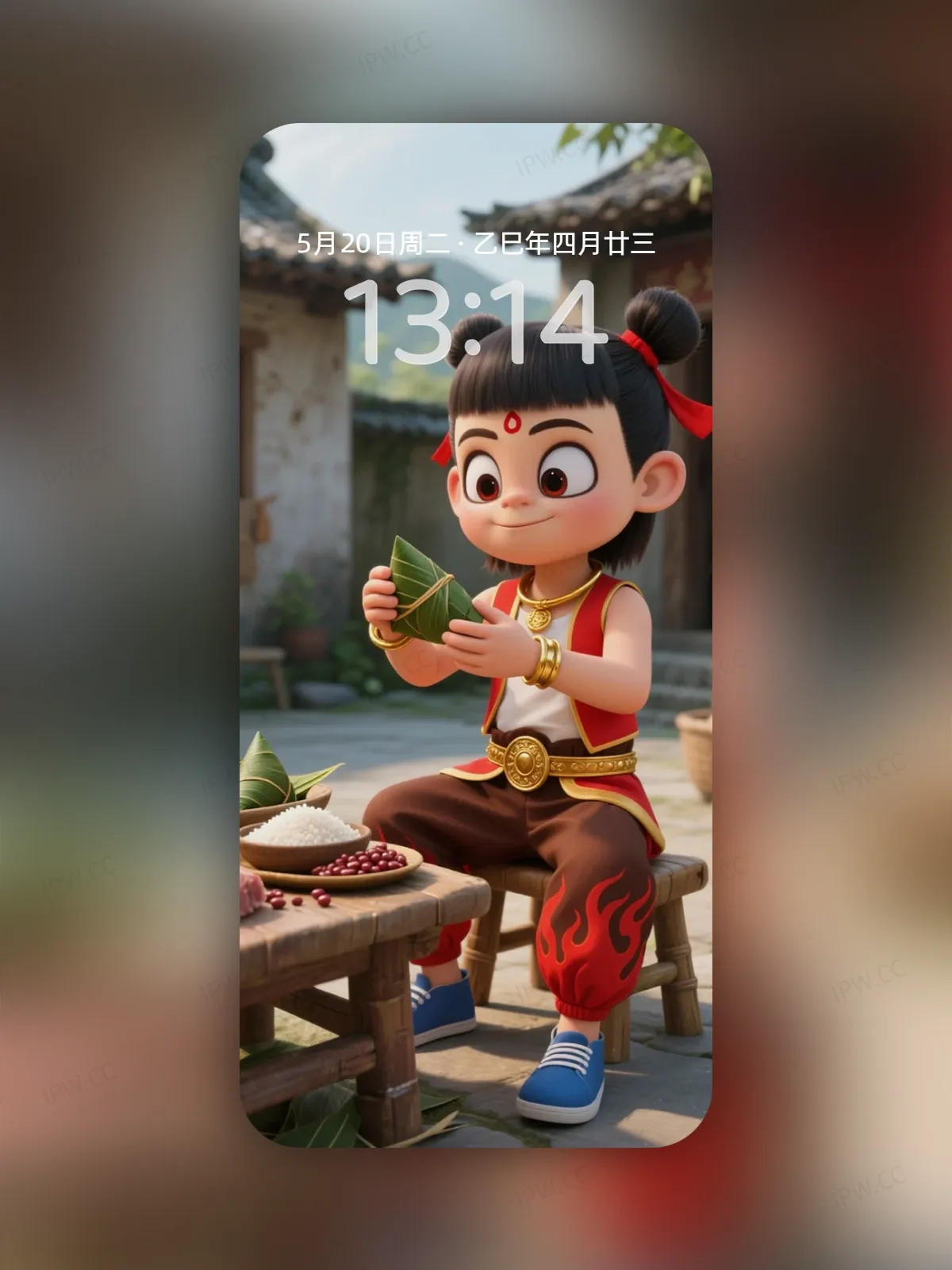 哪吒手机高清静态壁纸#20250730142819 7bad9bff21f2f07