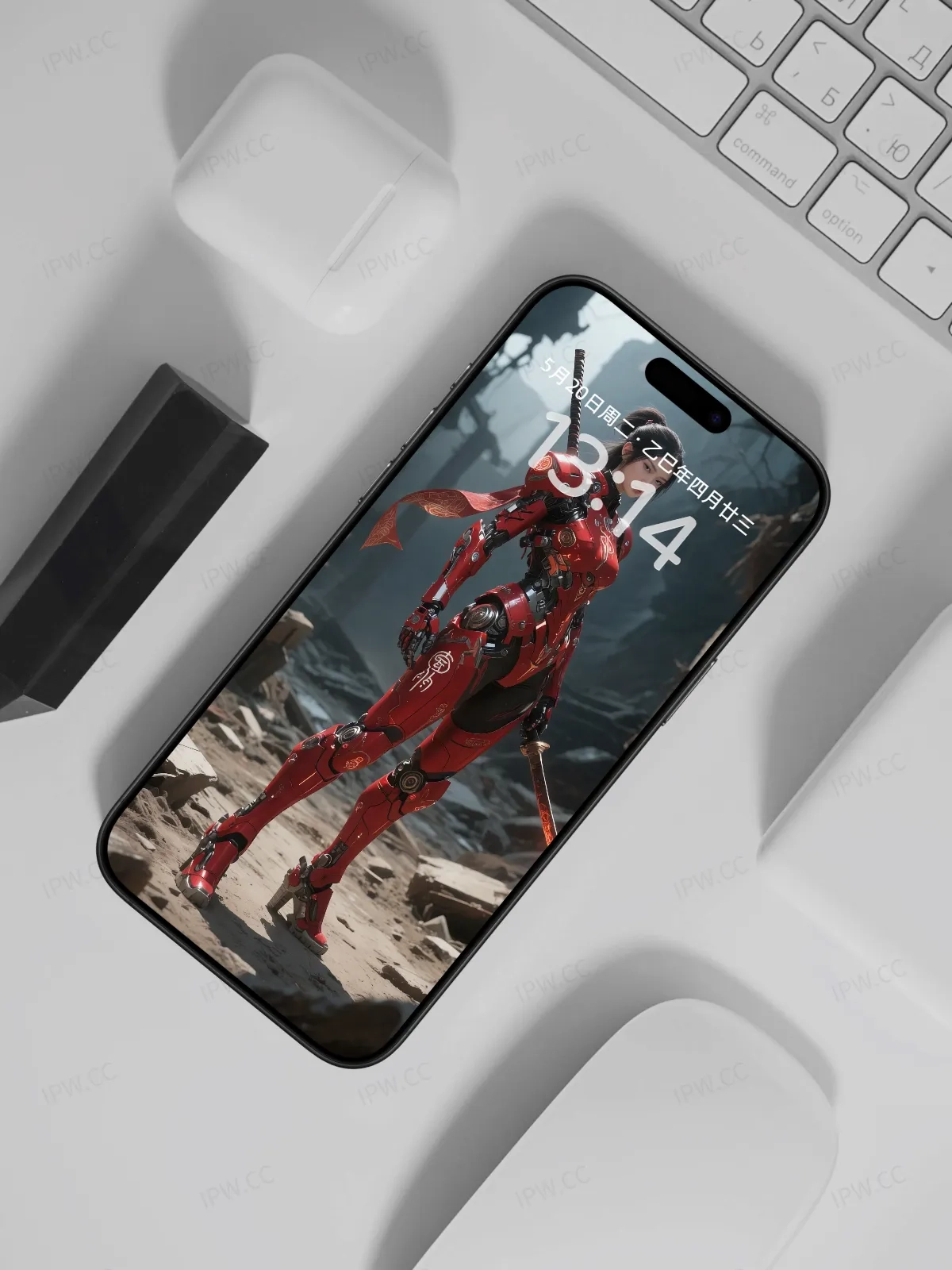 机械女武士手机高清静态壁纸#20250801231423 80b335b25d158d6