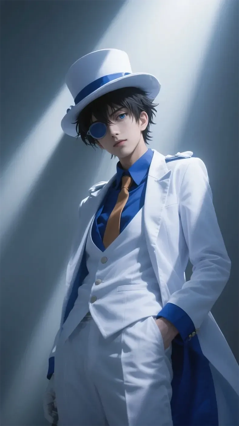 柯南动画怪盗基德手机高清静态壁纸#20250801230240