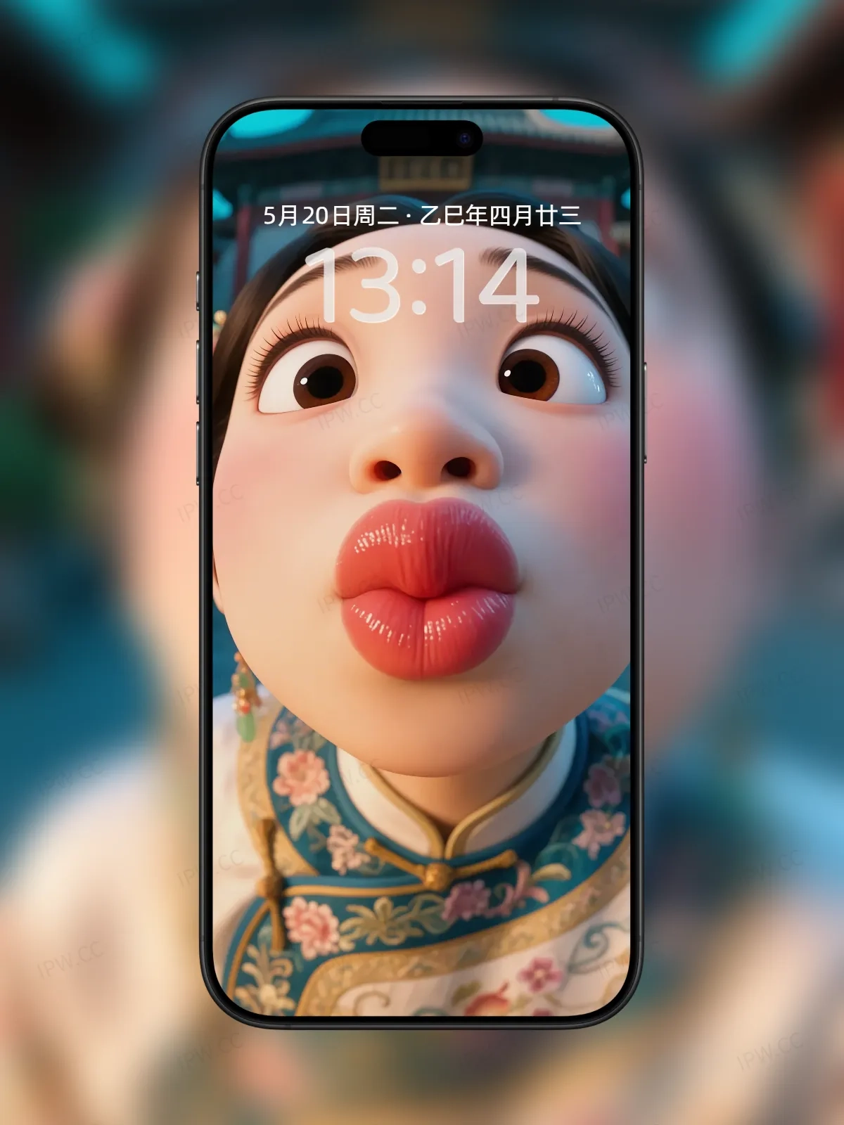 美女的香吻手机高清静态壁纸#20250801230816 84b79cb33bb4c93