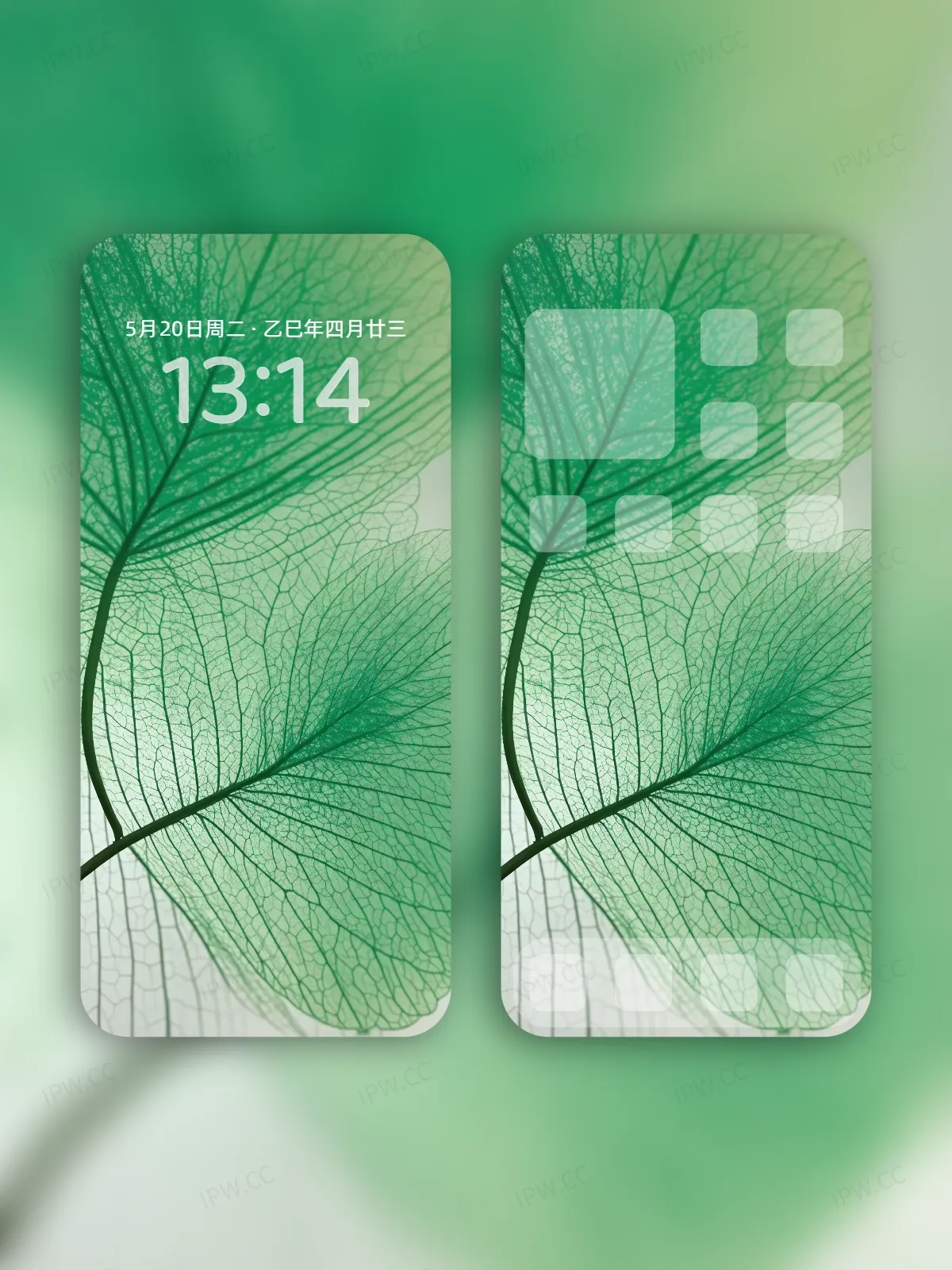 树叶手机高清静态壁纸#20250801230436 8575d66f8d07030