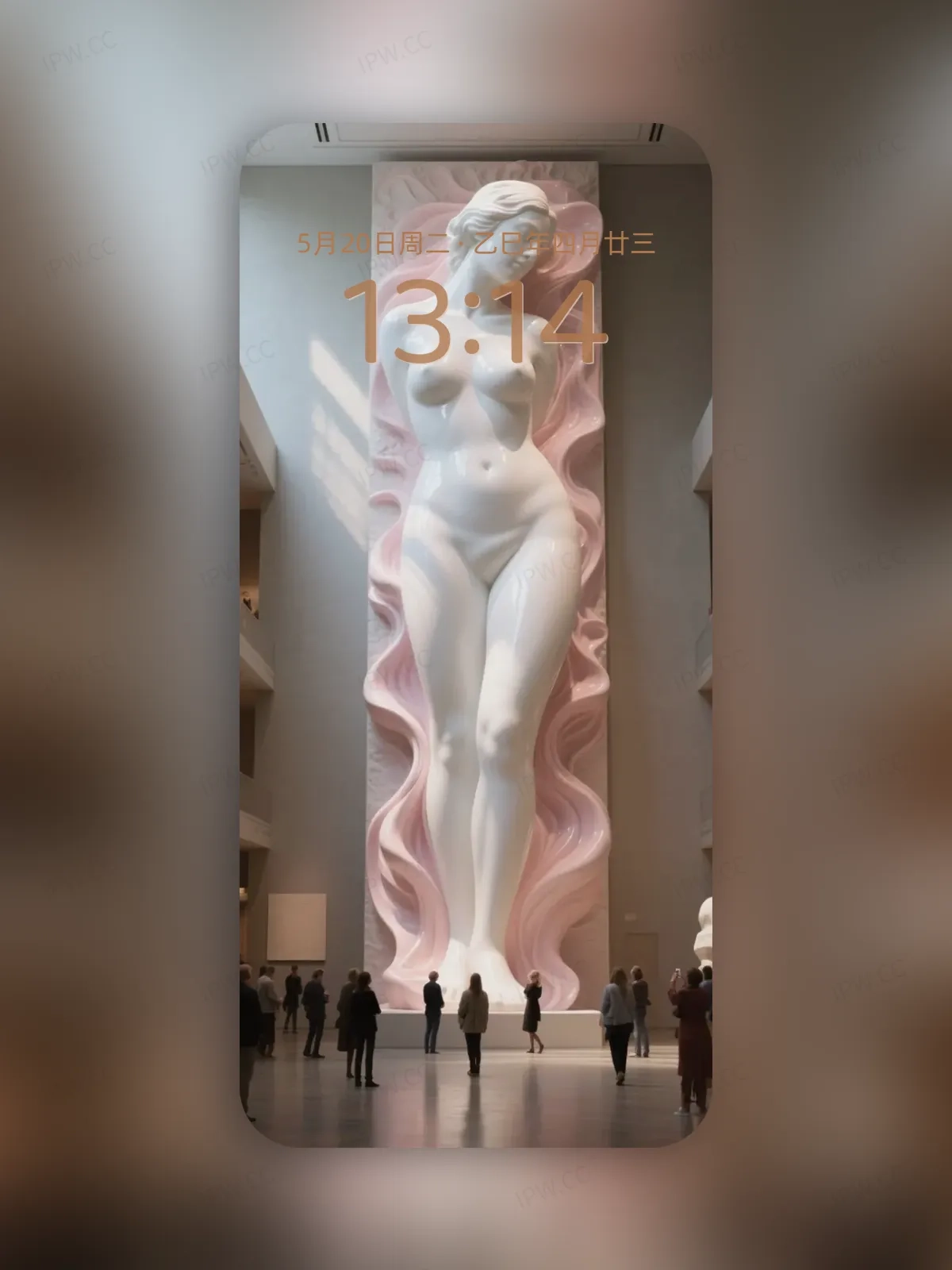 雕塑女人身躯手机高清静态壁纸#20250730143110 8966c88be202432