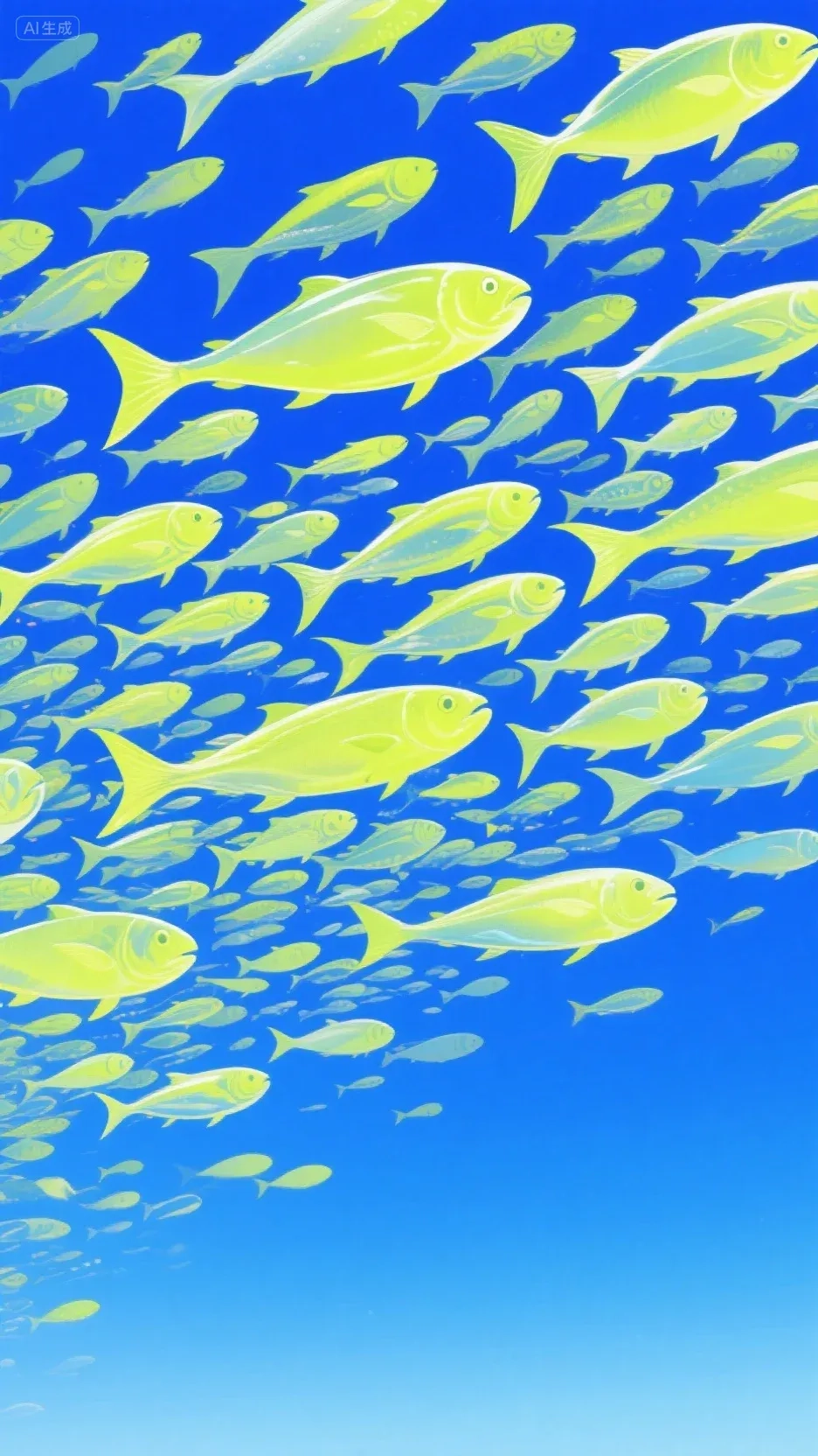 与鱼群一起去迎接更远的海手机高清静态壁纸#20250810123401