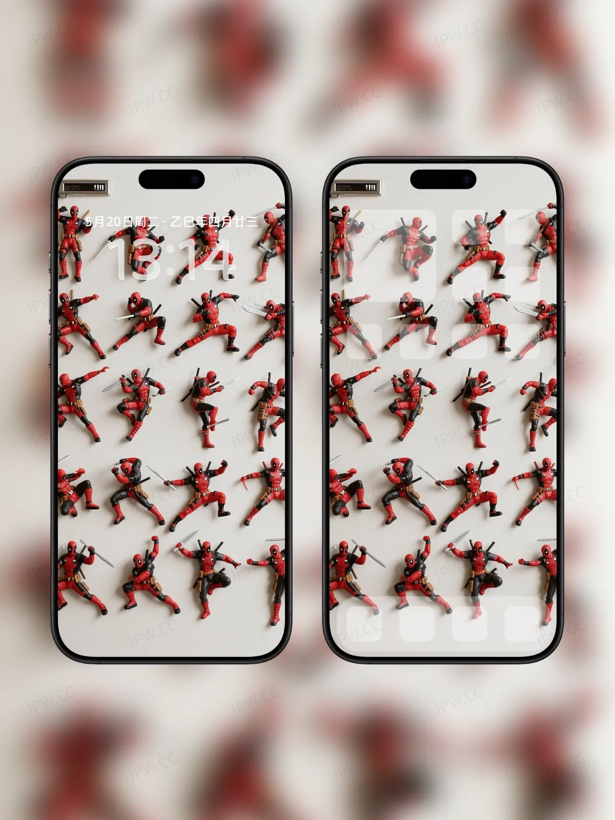 死侍多动作手机高清静态壁纸#20250801230003 8bacb4278ff0172