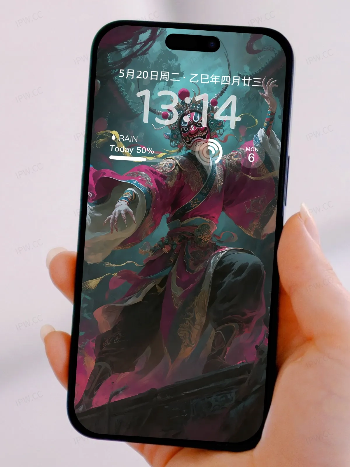 川剧变脸手机高清静态壁纸#20250801230624 8d903cef2e80837