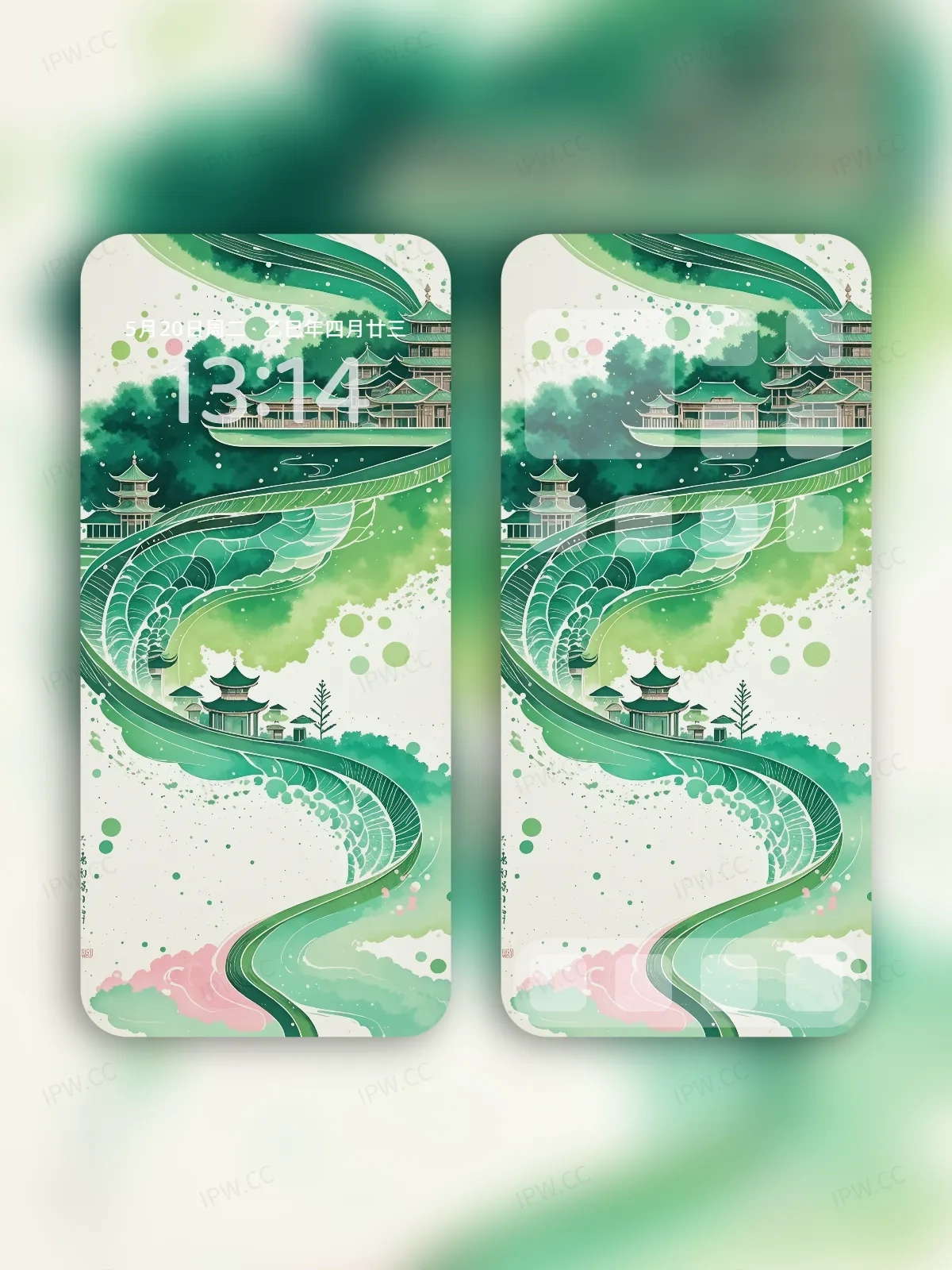 绿水青山手机高清静态壁纸#20250801230721 90d767152c25973