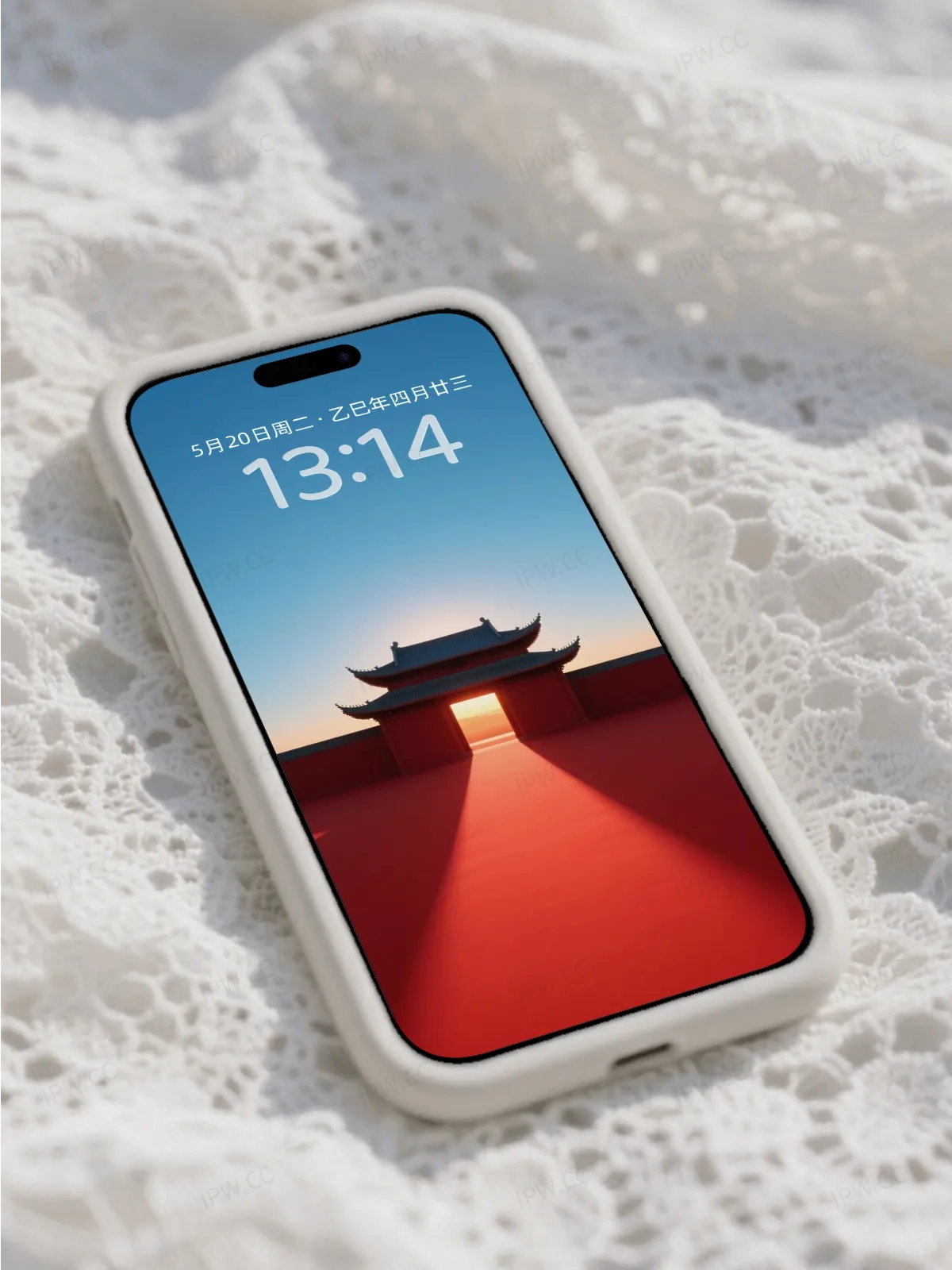 红色城门手机高清静态壁纸#20250730142744 9825ec250f89766