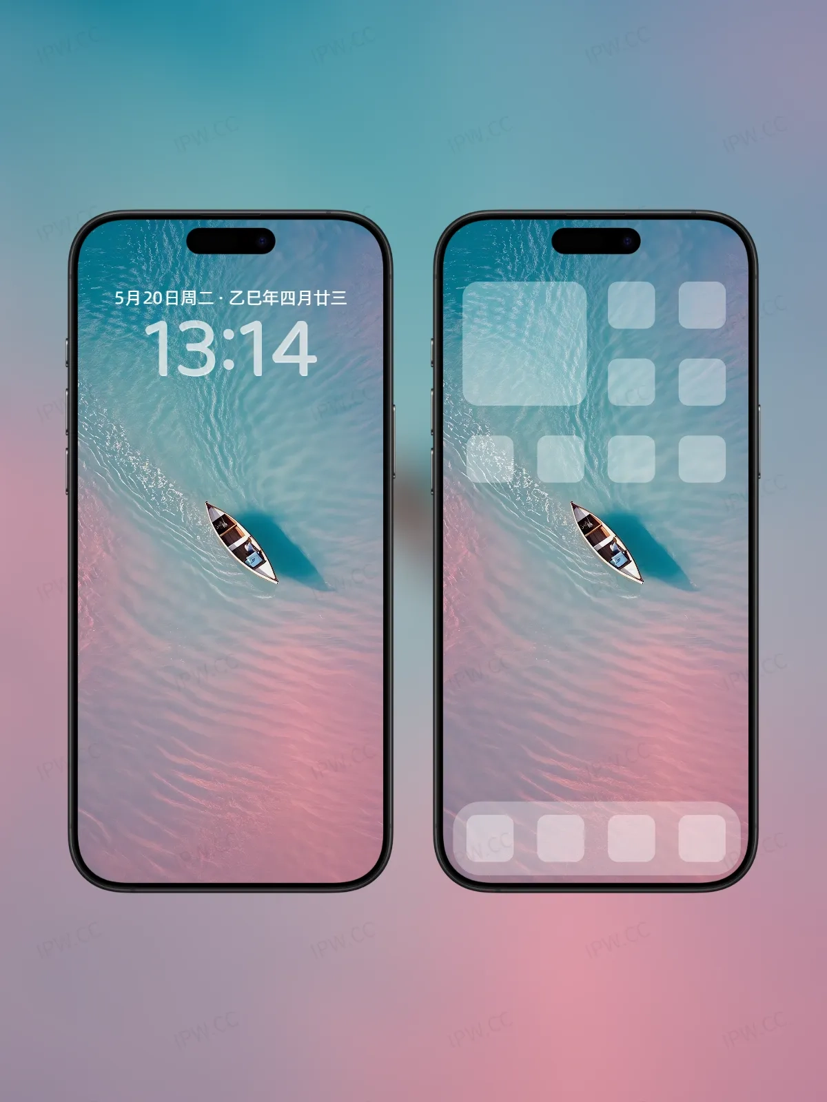 大海孤舟手机高清静态壁纸#20250801230458 9a62aa933629323