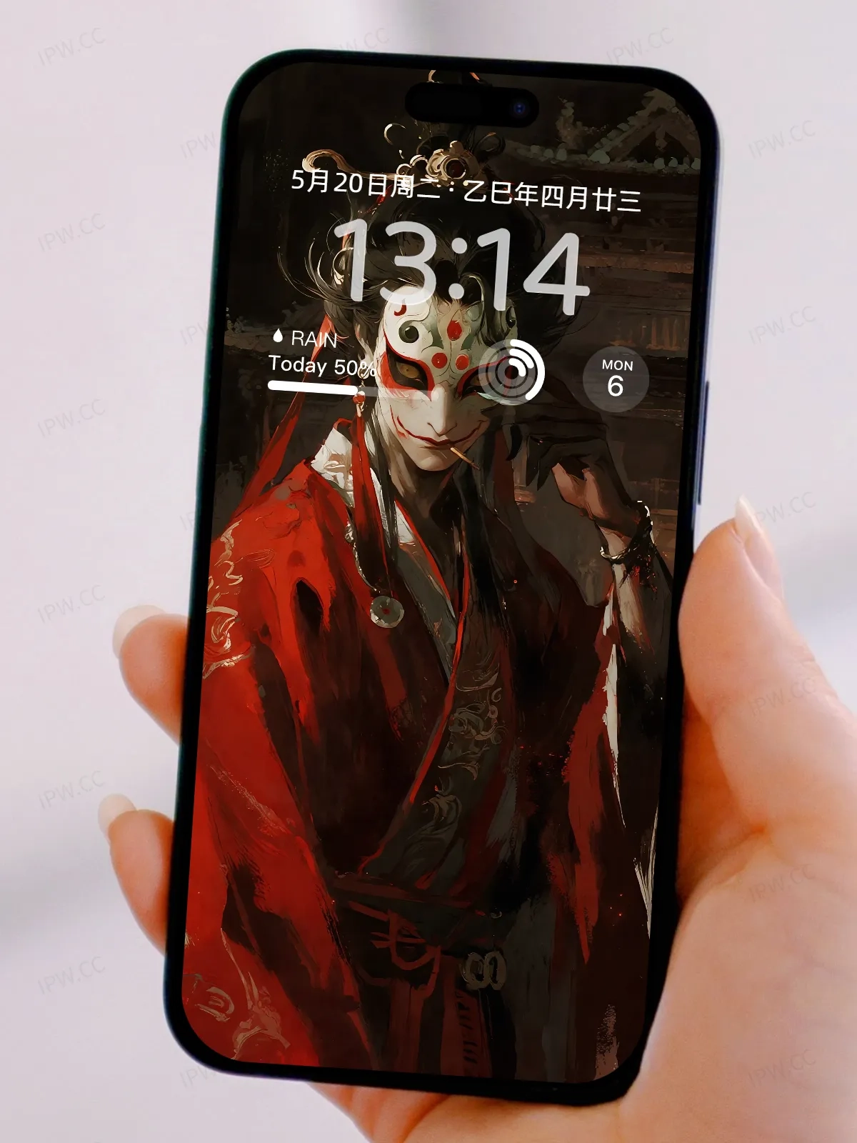 红衣面具人手机高清静态壁纸#20250801225920 a018891d0a50d18
