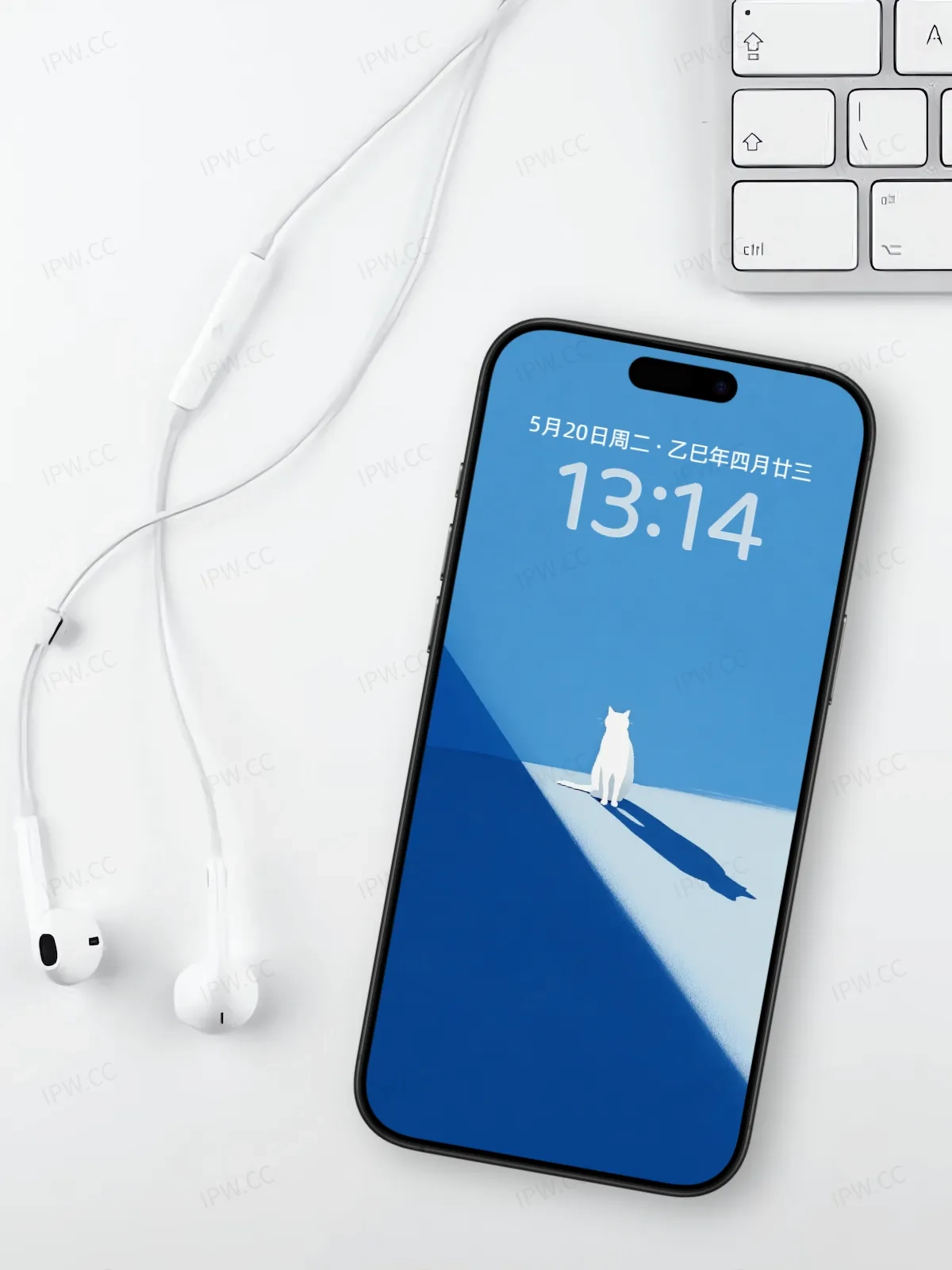 猫与阴影手机高清静态壁纸#20250801232046 a1af3985368605b