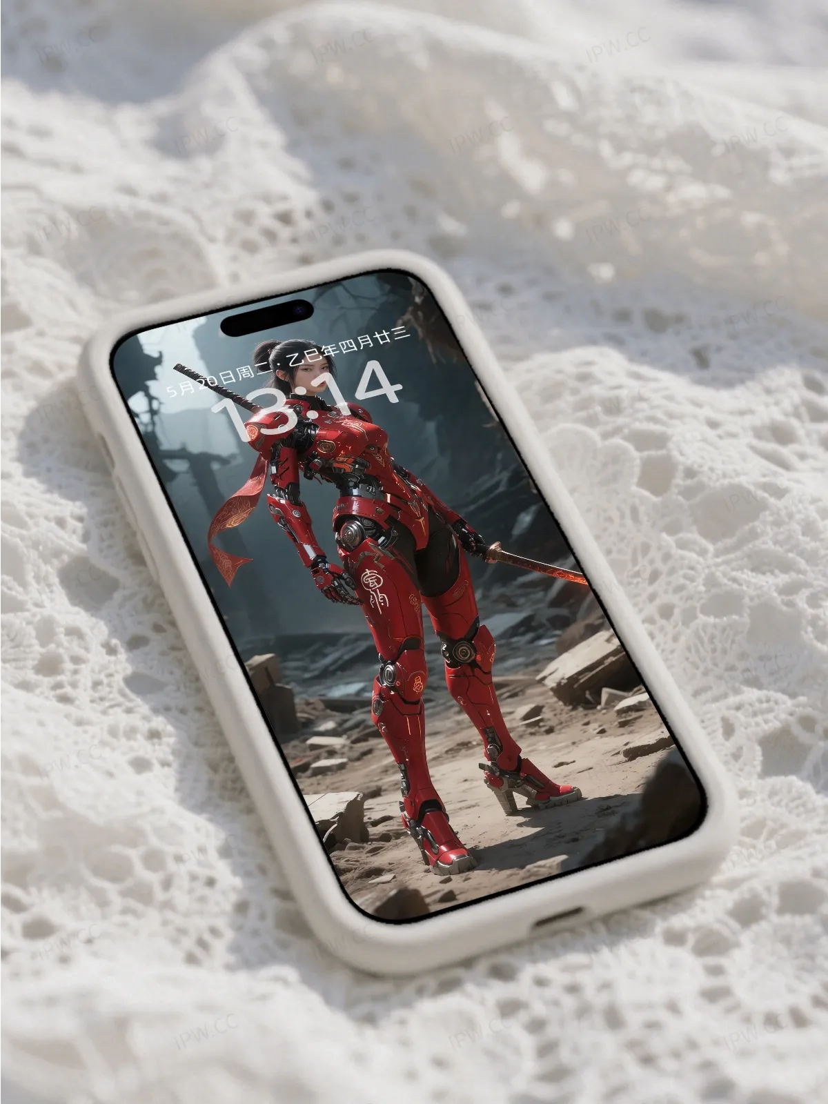 机械女武士手机高清静态壁纸#20250801231423 a505463f862ad22