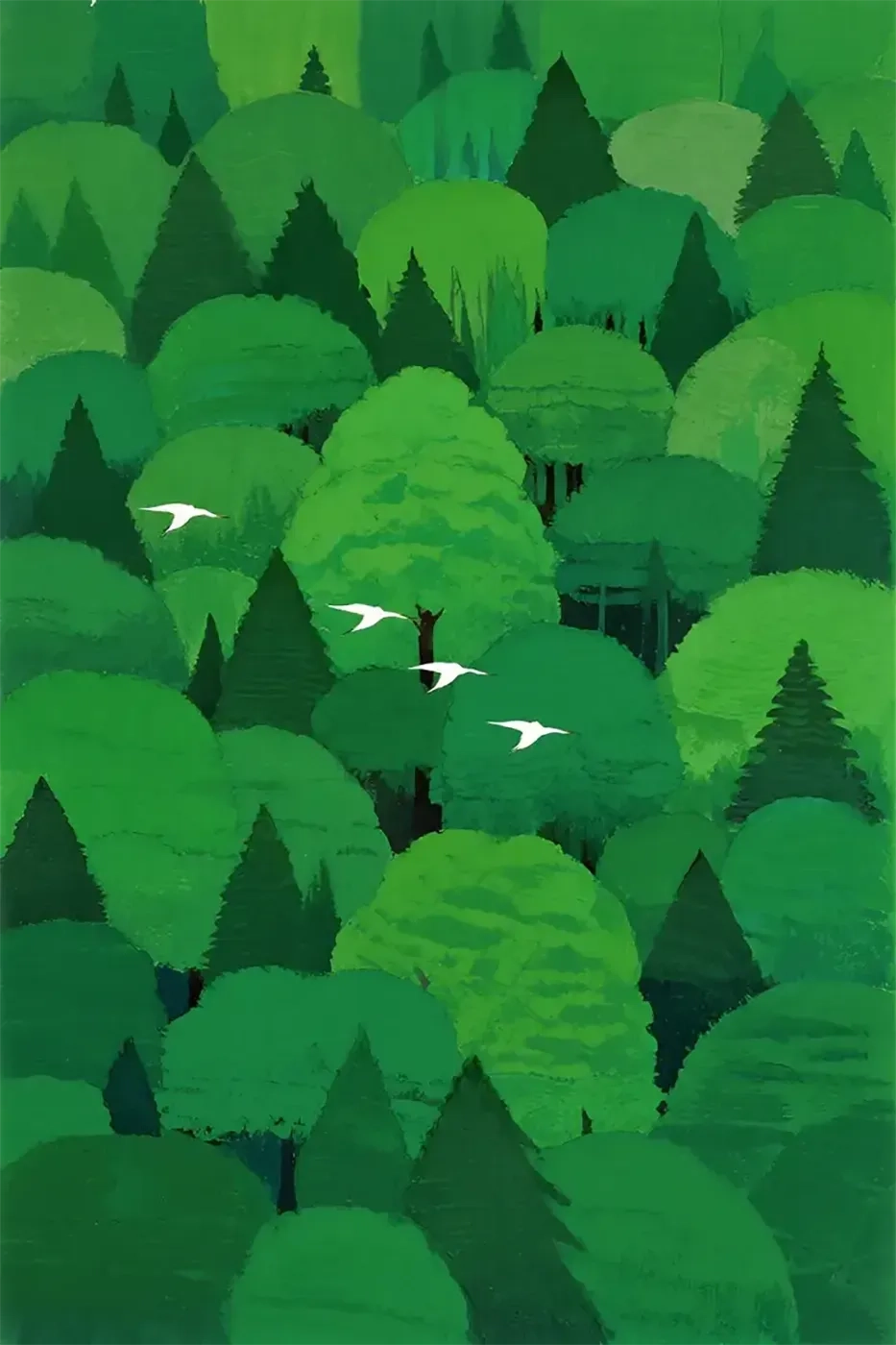 树林飞鸟手机高清静态壁纸#20250801225931