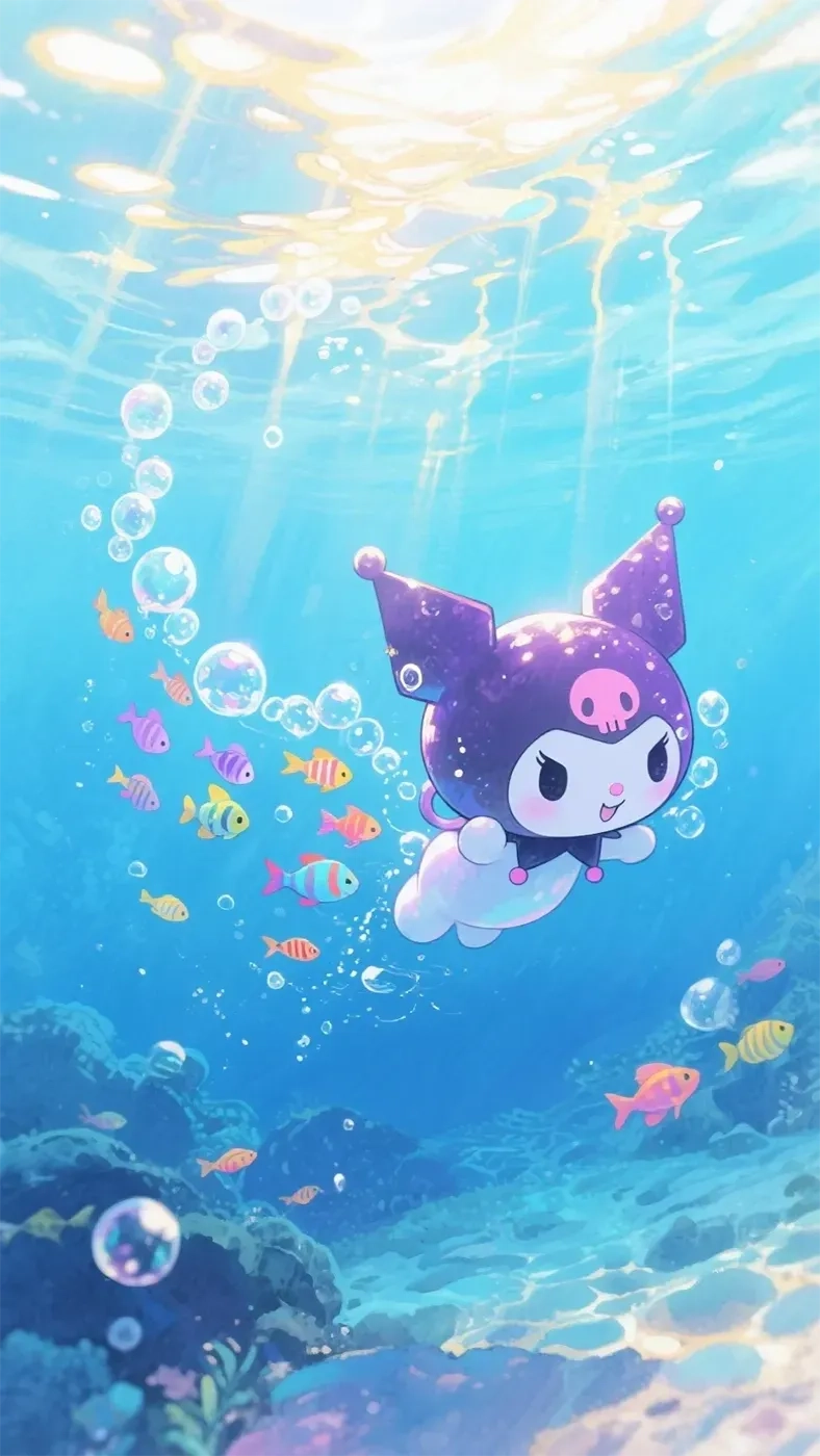 库洛米潜水手机高清静态壁纸#20250730142736