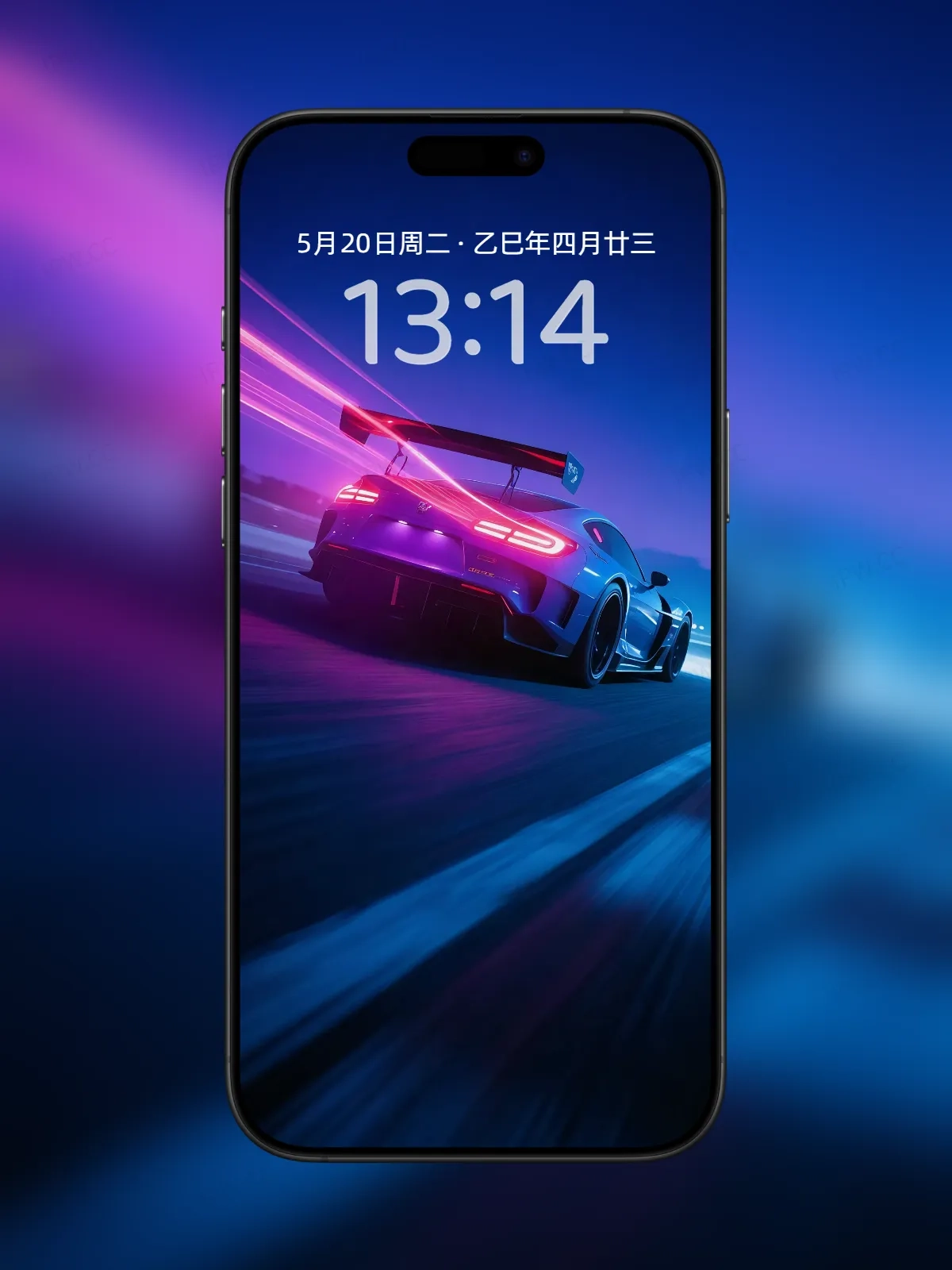 蓝色跑车手机高清静态壁纸#20250801230645 b3d59fb8fc0b96d