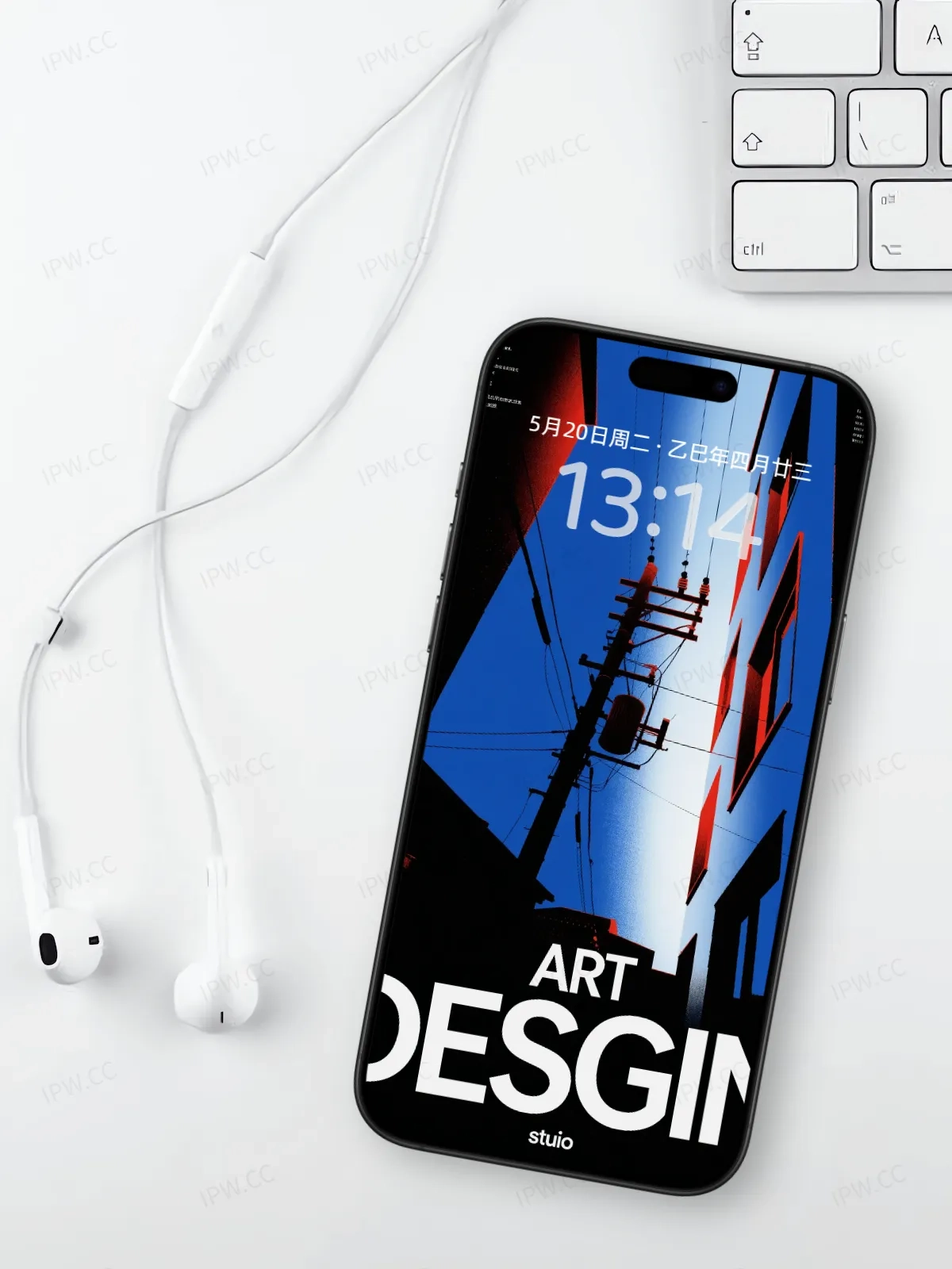 艺术抽象街景手机高清静态壁纸#20250801230523 b4c21e27392b539