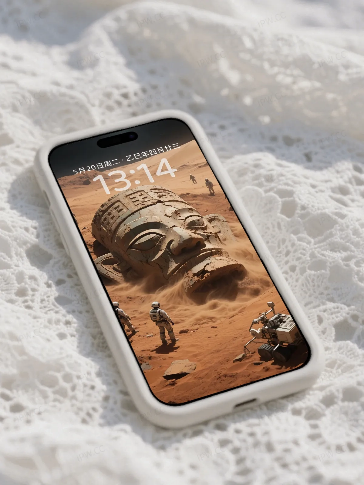 外星球雕像手机高清静态壁纸#20250801230203 bef6f0e586eb4fd