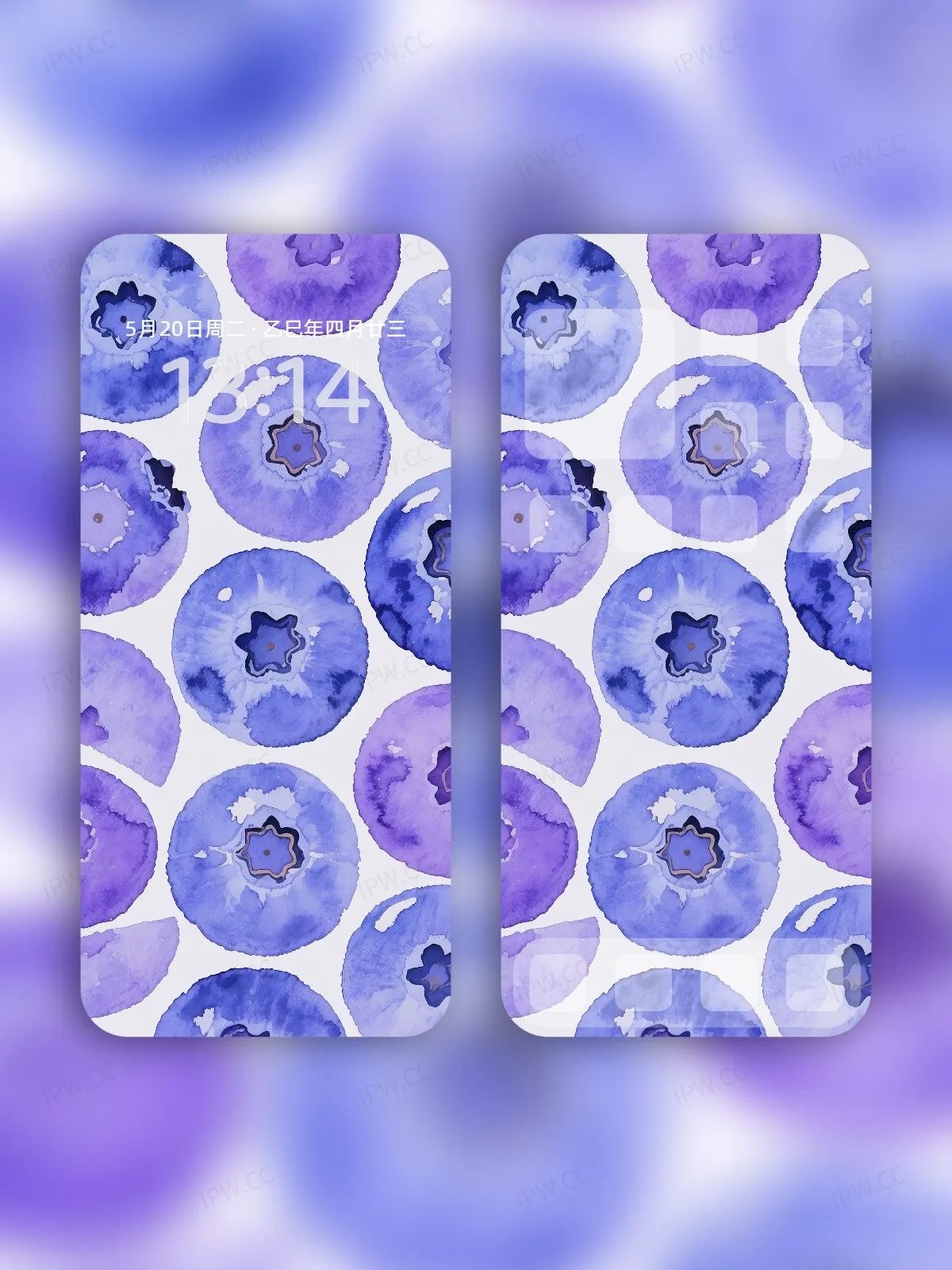 蓝莓手机高清静态壁纸#20250801232122 c0de8e24ca44302