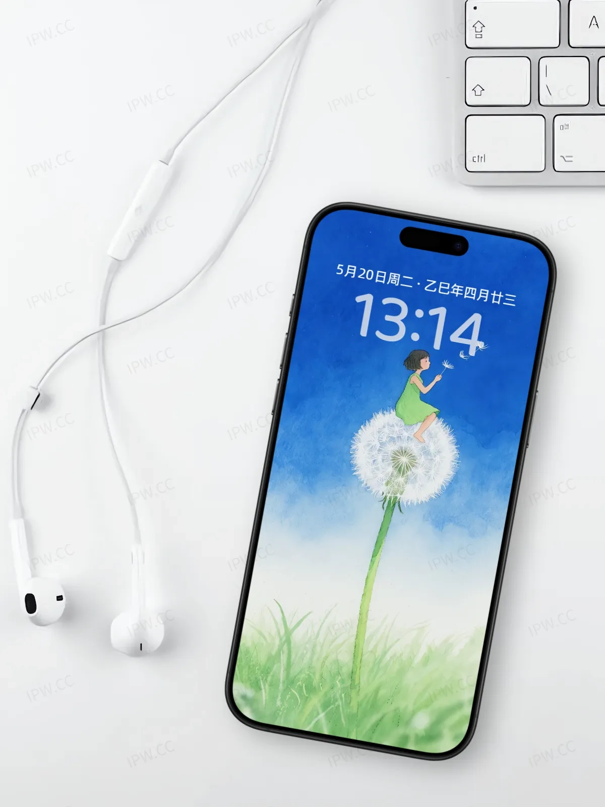 蒲公英女孩手机高清静态壁纸#20250801230250 c391d2759e69952