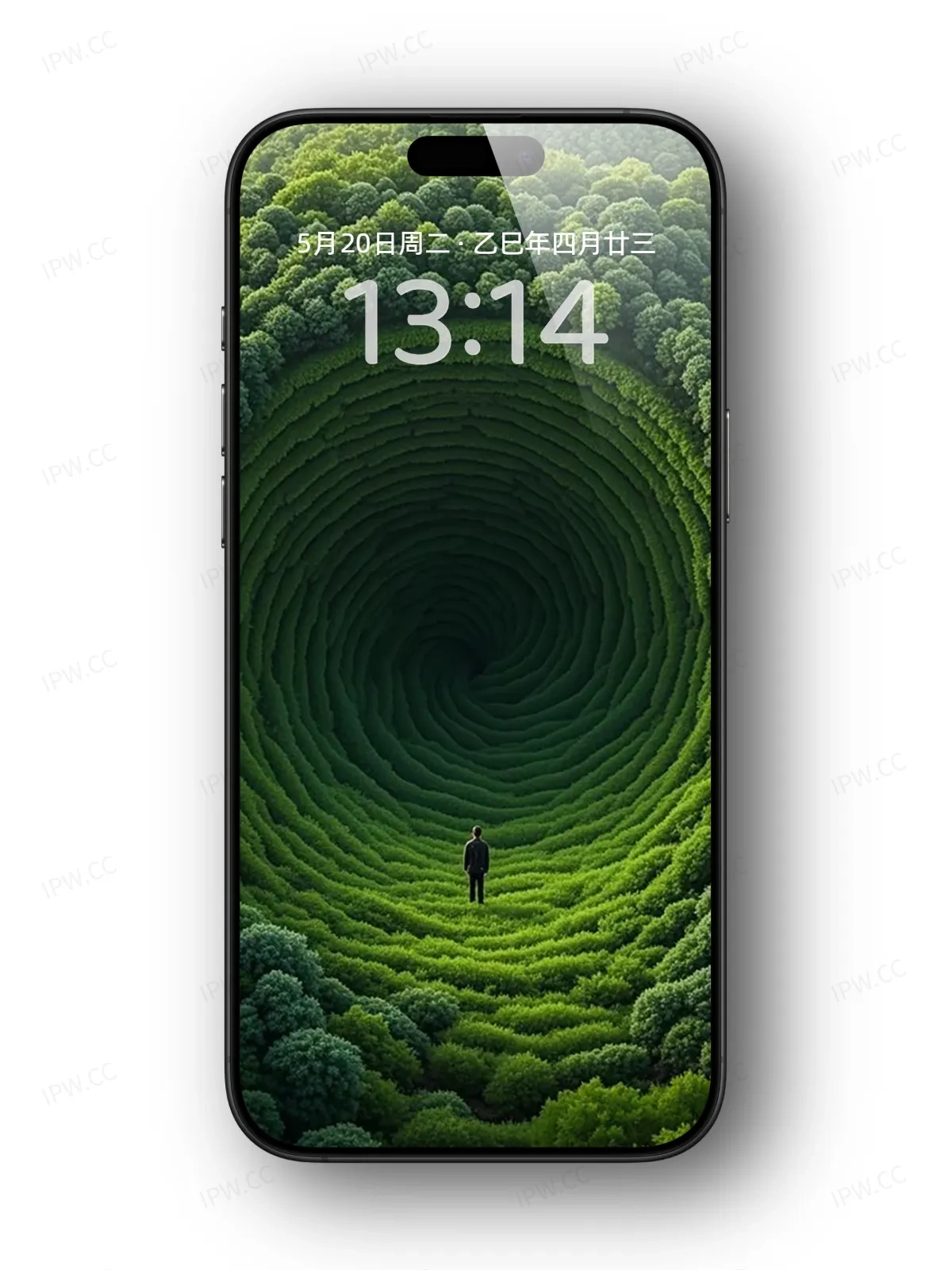 森林旋涡手机高清静态壁纸#20250730145258 c653b85507b18fe