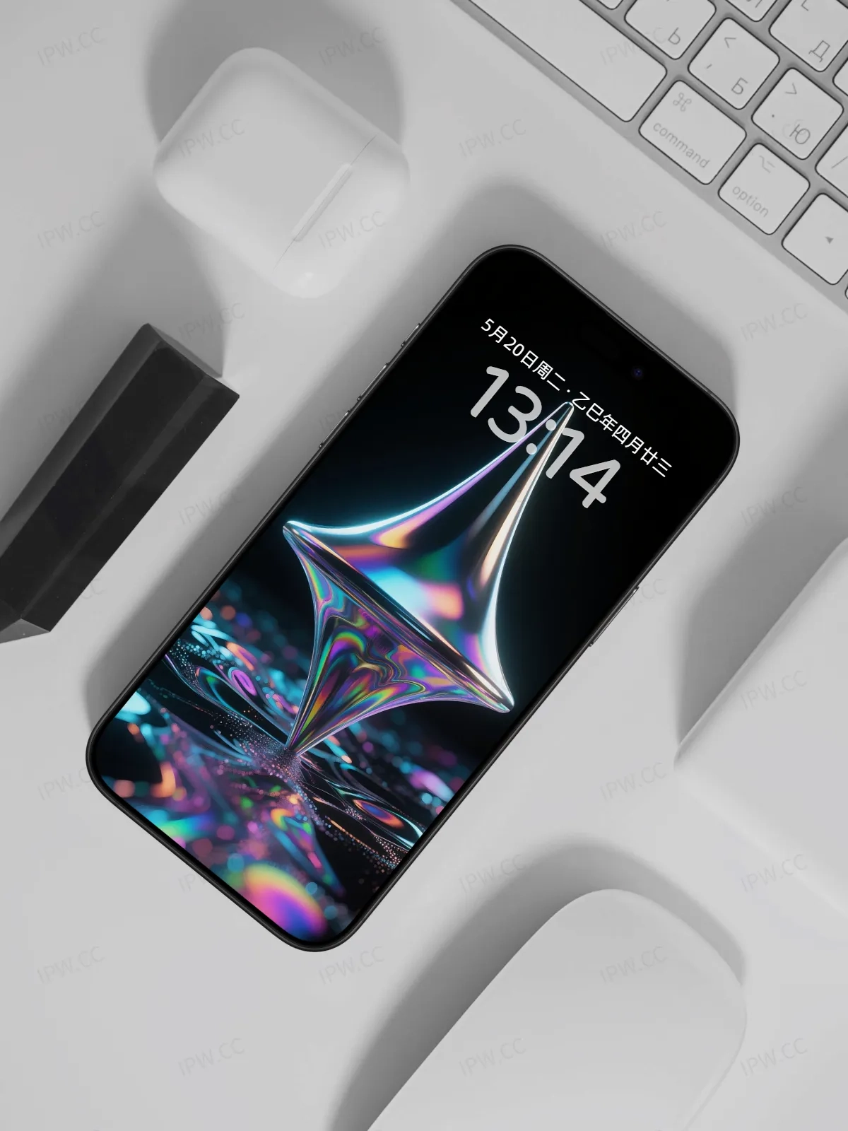 赛博菱形抽象造型手机高清静态壁纸#20250730142707 c6a50e14efcda2d