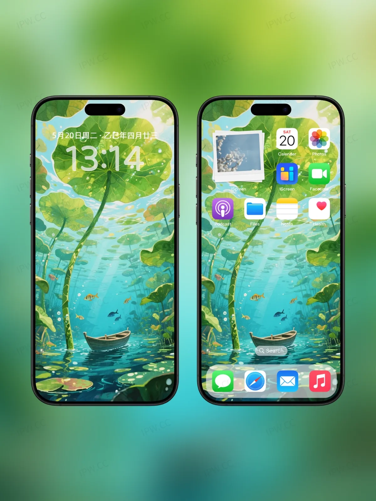 荷下泛舟手机高清静态壁纸#20250730142950 c8458cd1b266be2