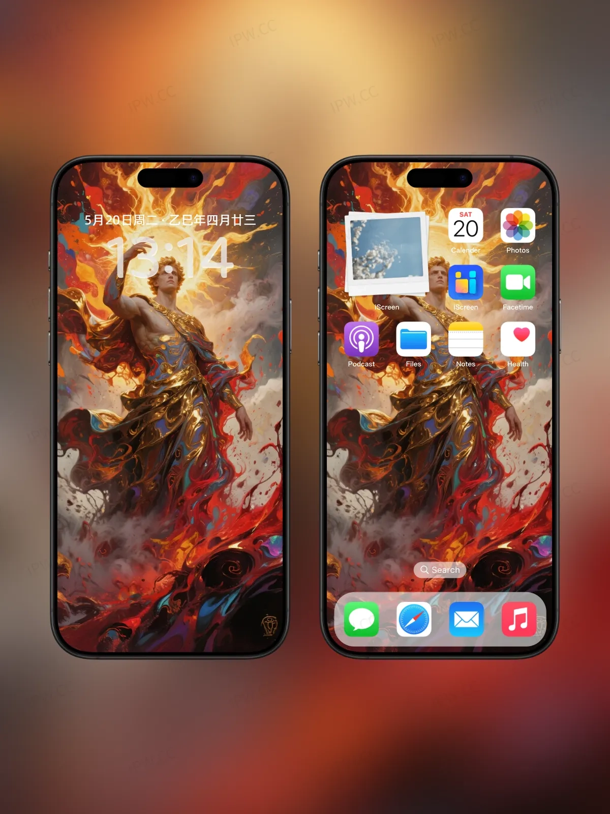 彩色雕塑手机高清静态壁纸#20250730145140 c9a021e373df9fe