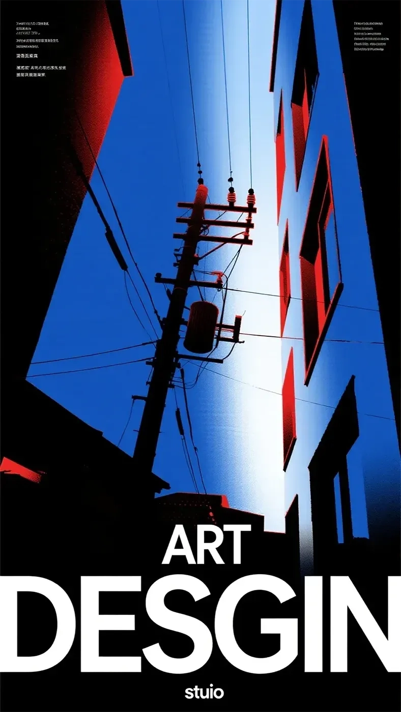 艺术抽象街景手机高清静态壁纸#20250801230523