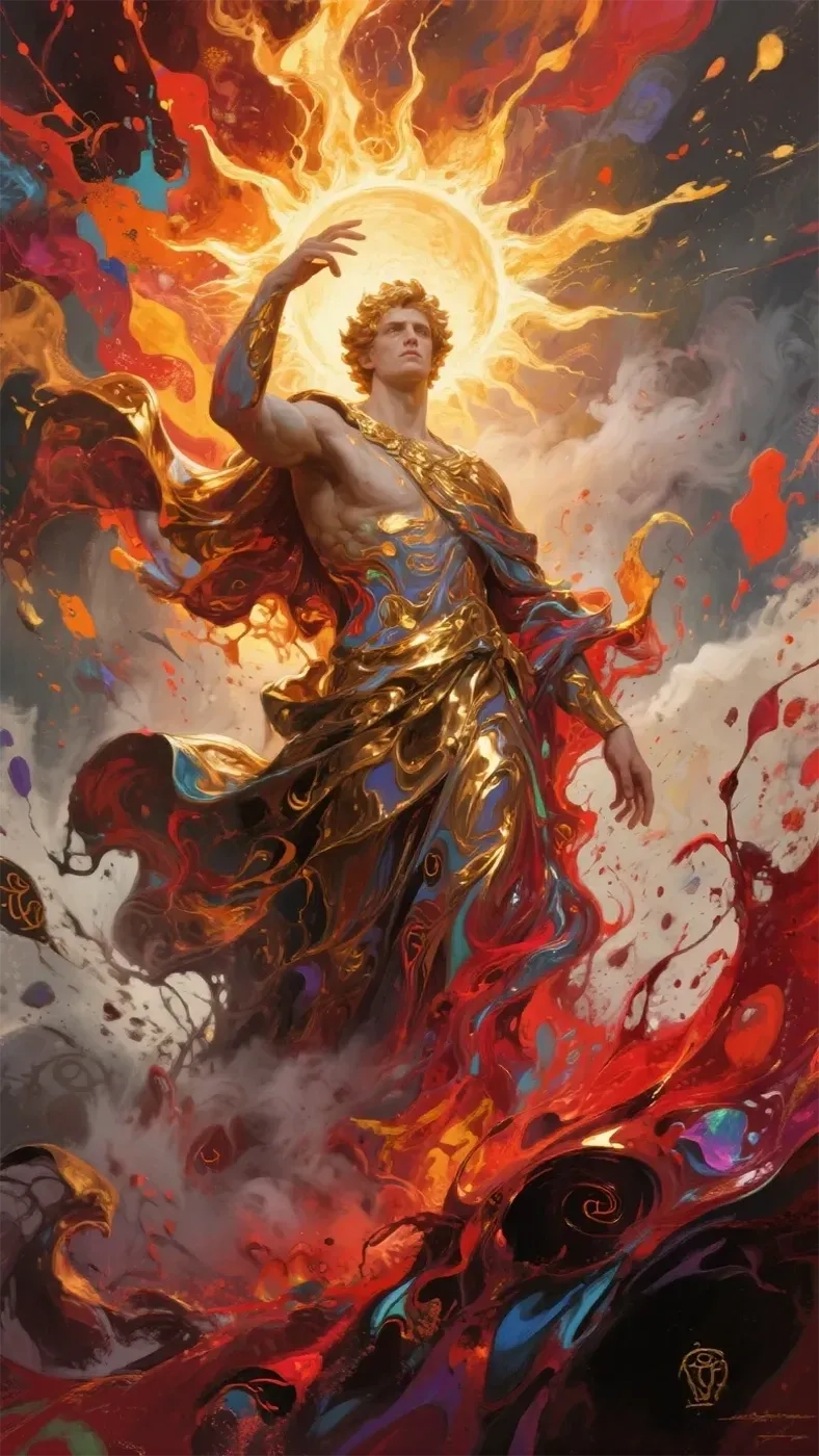 彩色雕塑手机高清静态壁纸#20250730145140