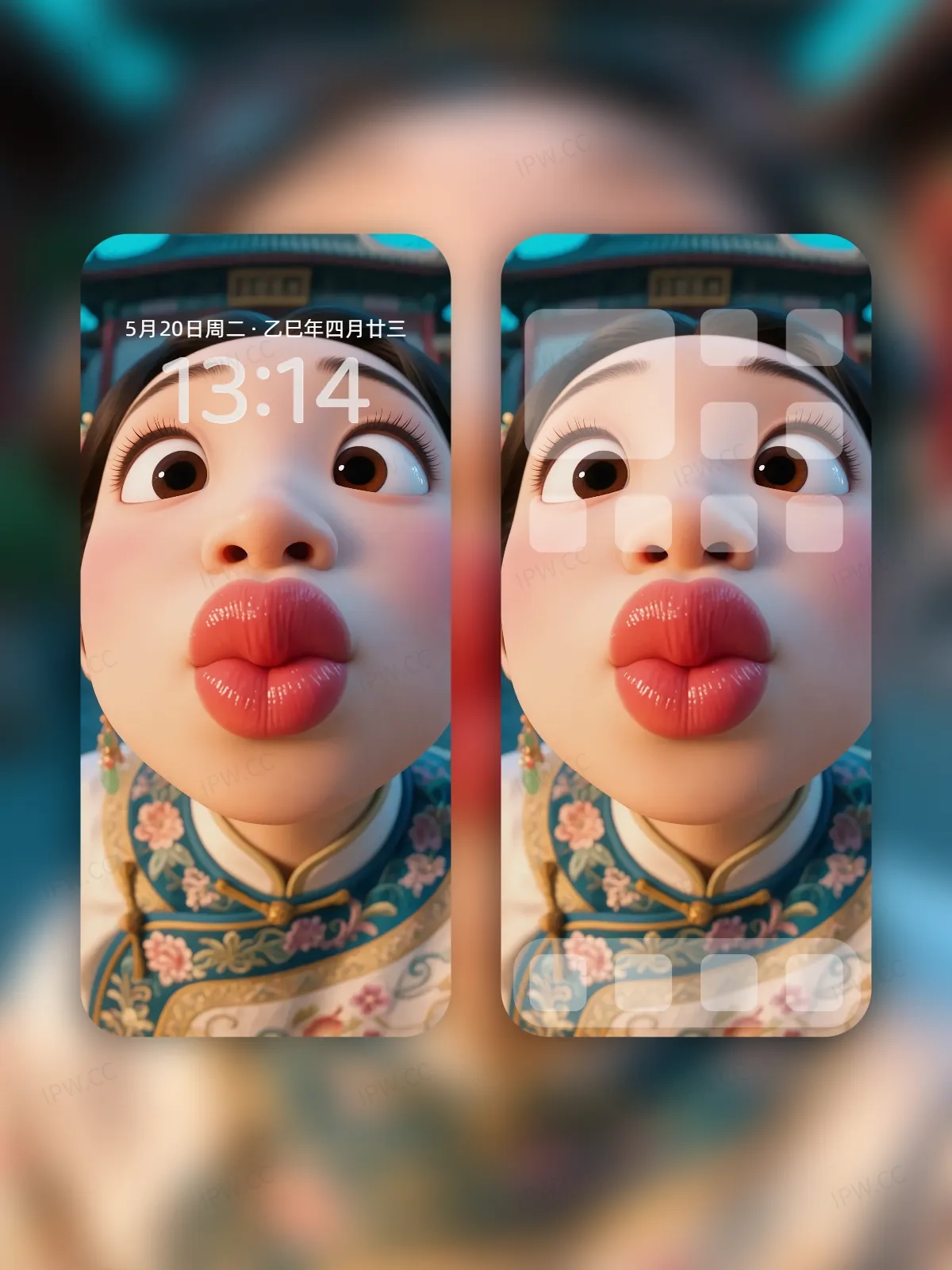 美女的香吻手机高清静态壁纸#20250801230816 d9313ff3dd25ae3