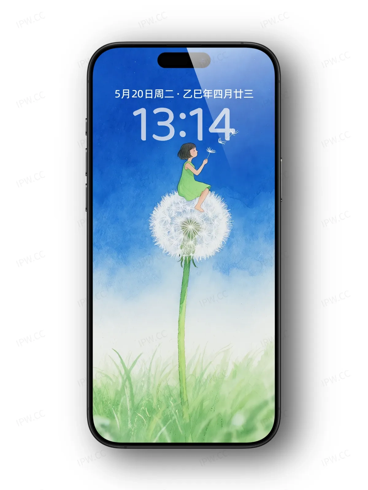 蒲公英女孩手机高清静态壁纸#20250801230250 dd846703abd9ea9