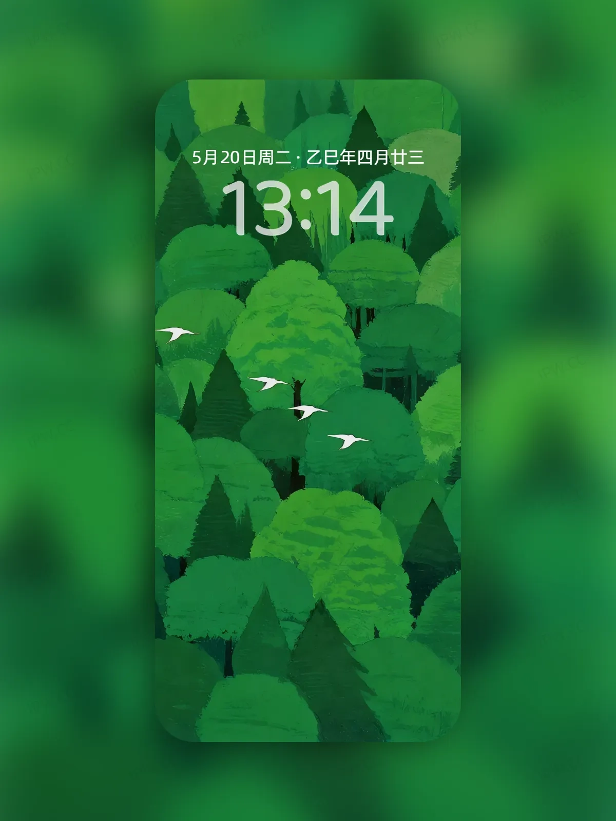 树林飞鸟手机高清静态壁纸#20250801225931 e077419339ba845