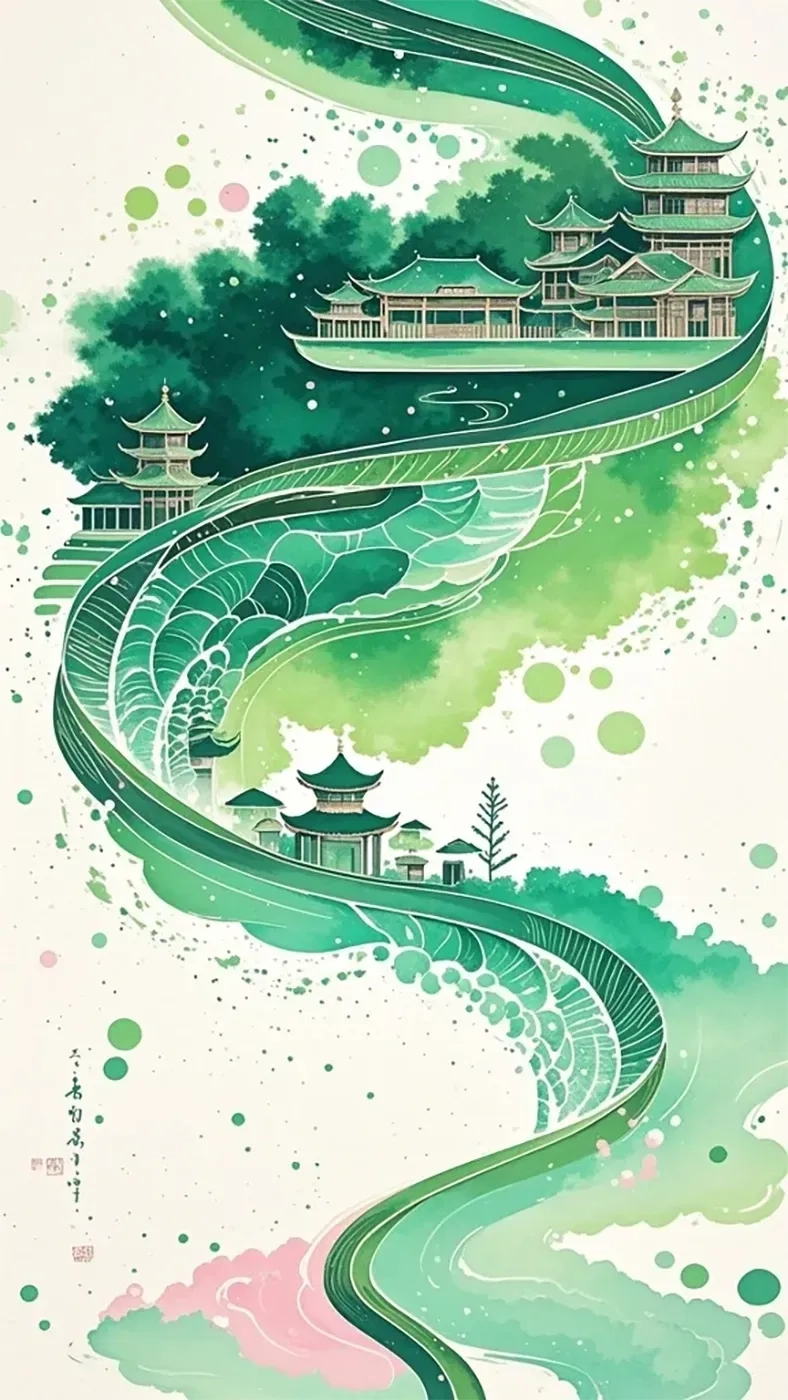 绿水青山手机高清静态壁纸#20250801230721