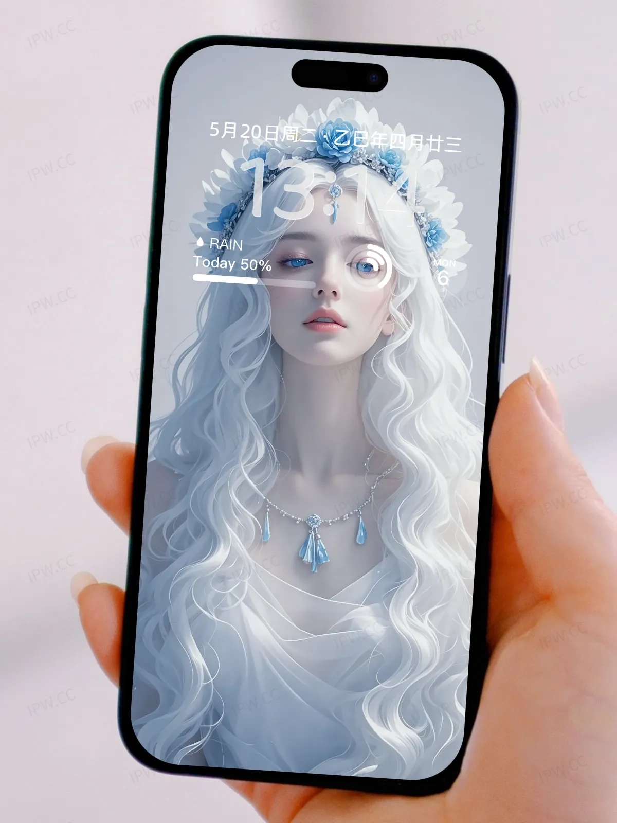 银发美女手机高清静态壁纸#20250801230312 f03ddb6d2bb706f