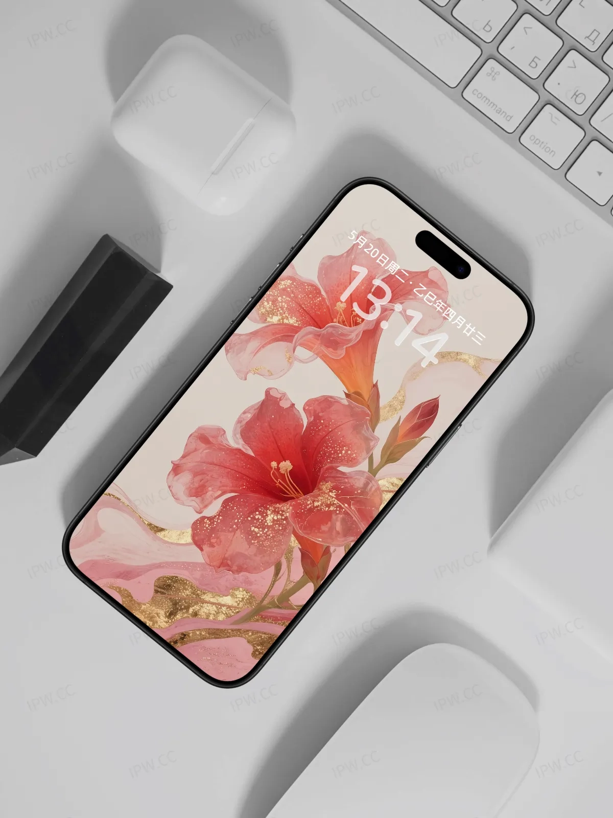 红花手机高清静态壁纸#20250801230839 f055443224deaae