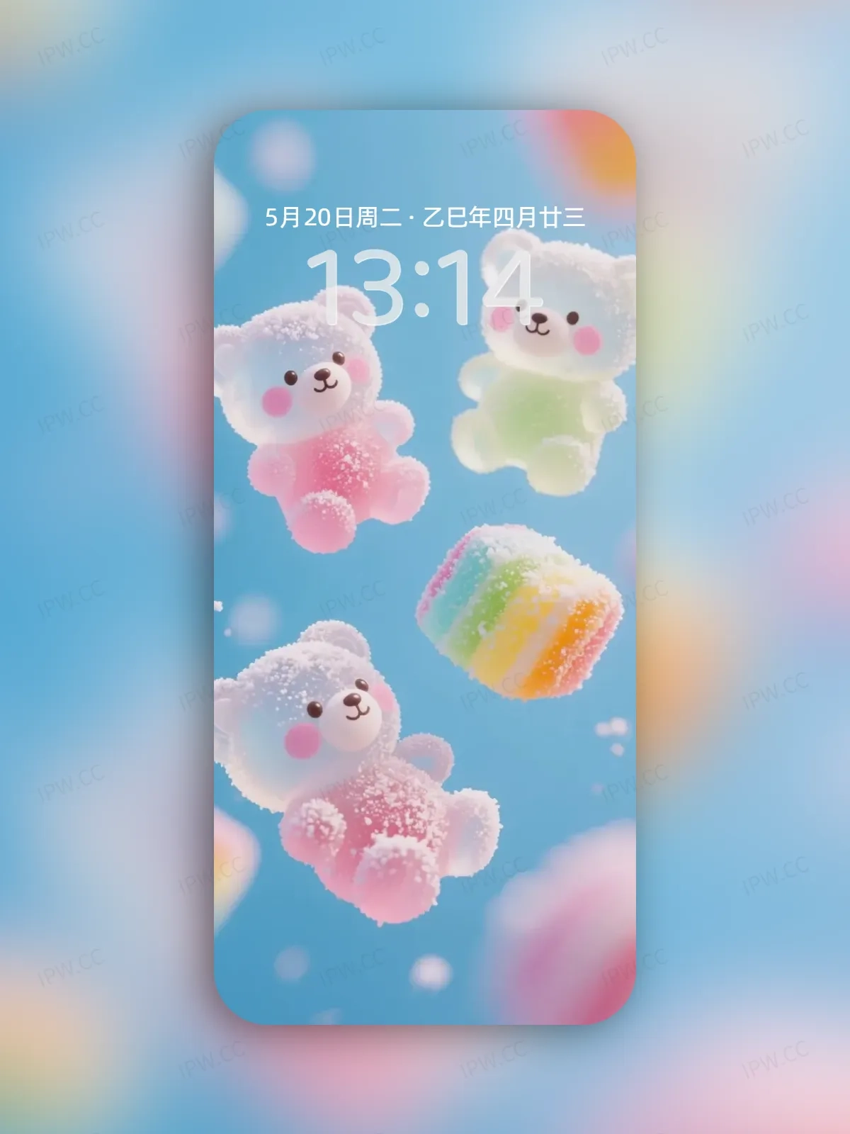透明熊糖果手机高清静态壁纸#20250730210859 f37074578c0bb0b