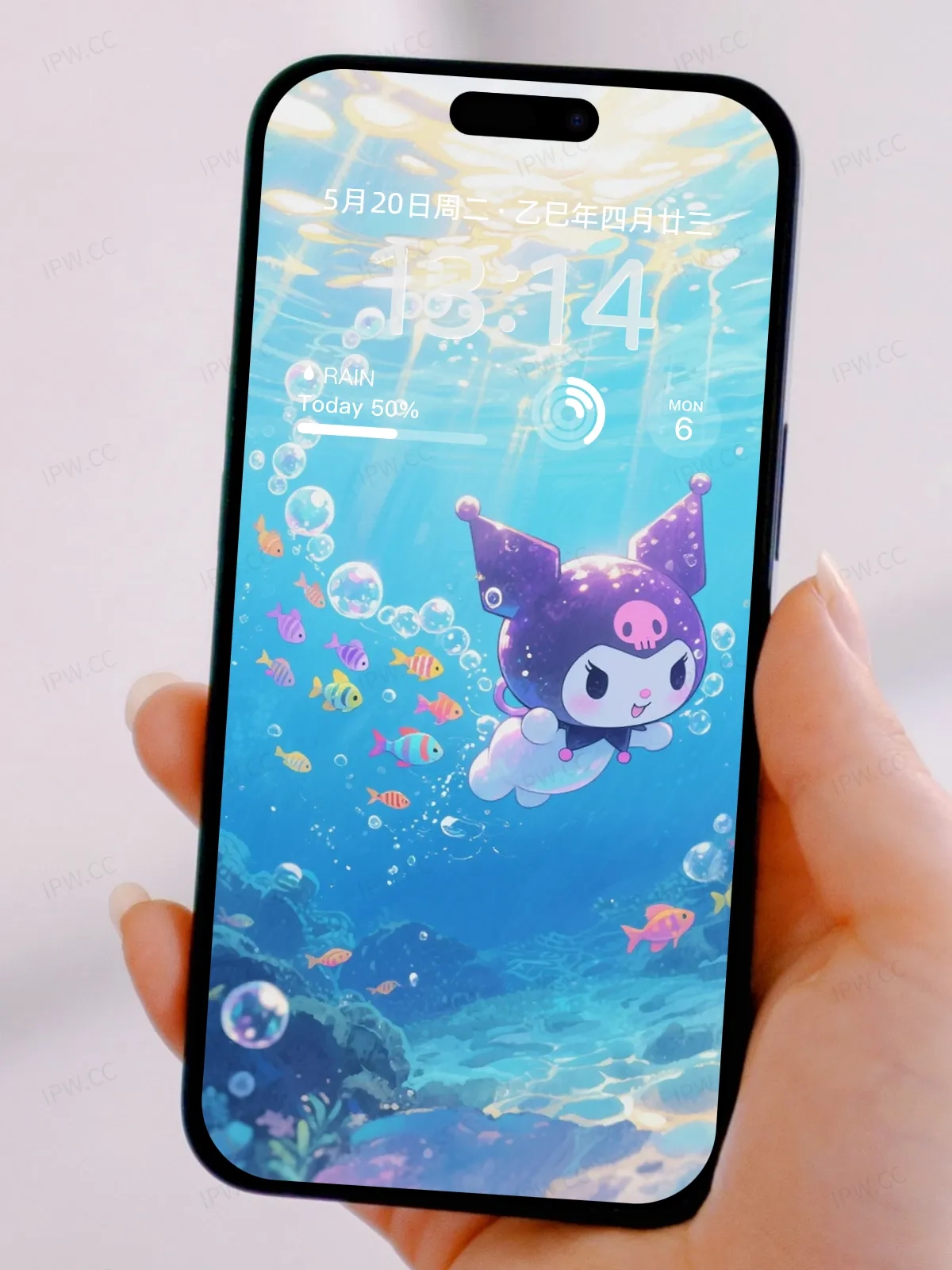 库洛米潜水手机高清静态壁纸#20250730142736 fa674dde75d878a